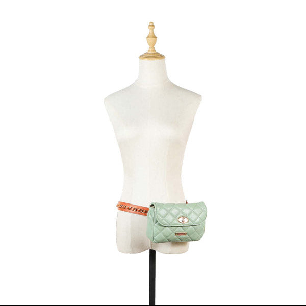 SAC DE TAILLE REMBOURRÉ/SAC À BANDOULIÈRE (VERT)