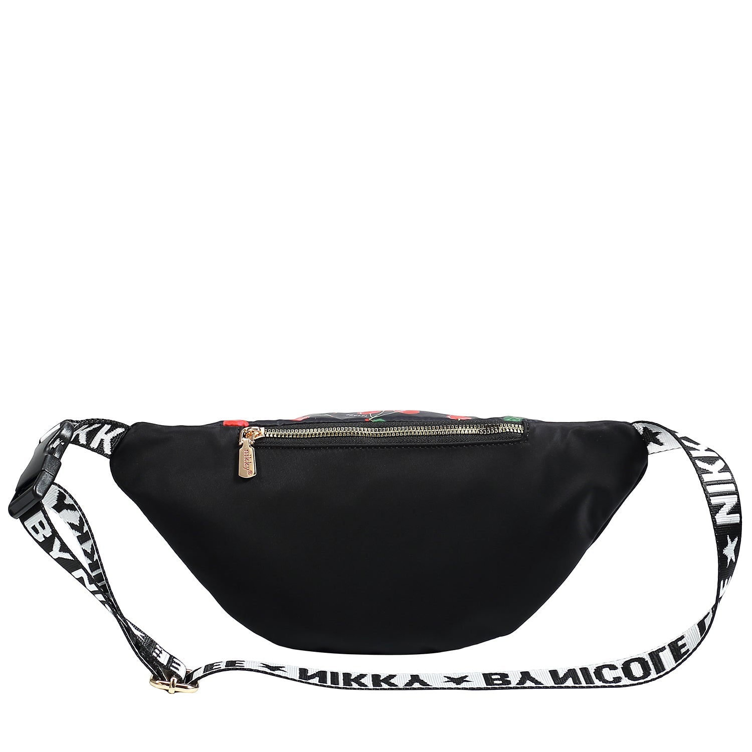 RIÑONERA FASHION CHIC (CHERRY LIPS-BLACK)