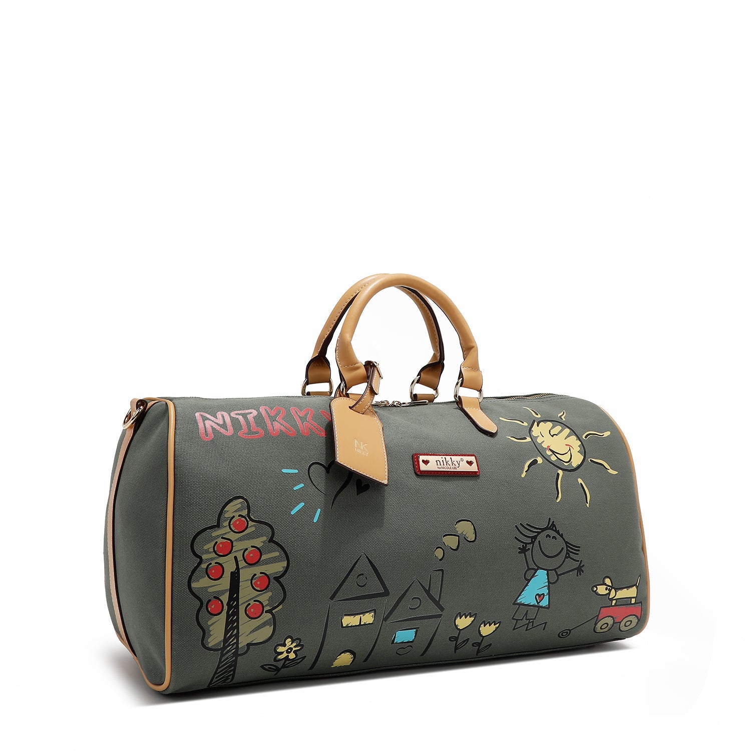 BOLSO DE GIMNASIO DE LONA (VERDE)