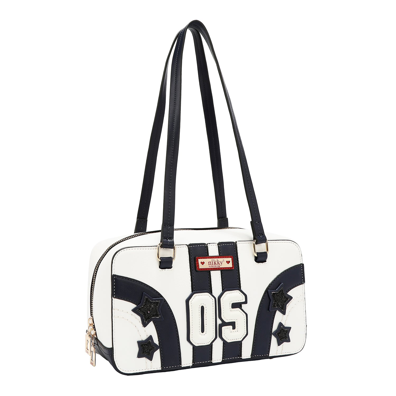 BOLSO DE HOMBRO VARSITY (BLANCO)