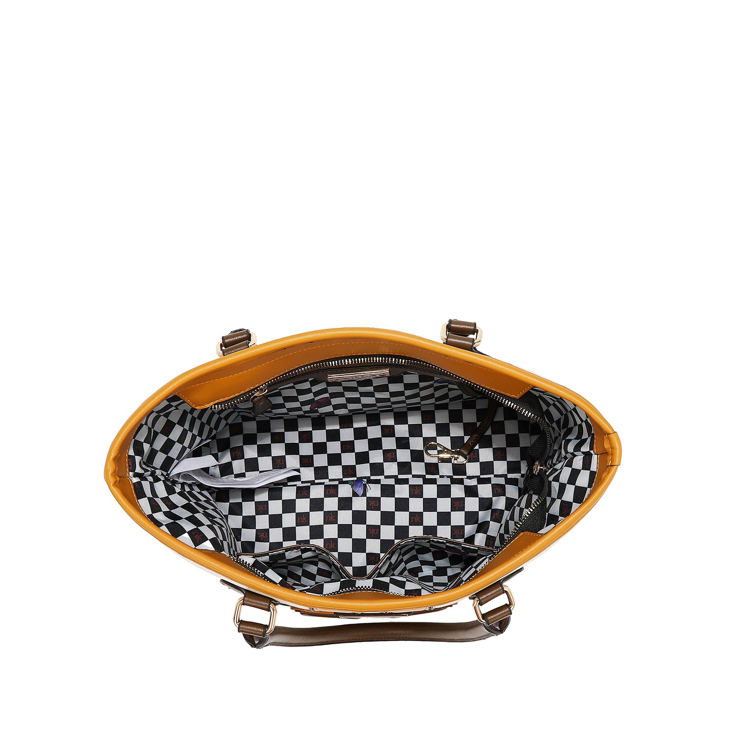 BOLSO SHOPPER VARSITY (BEIGE)