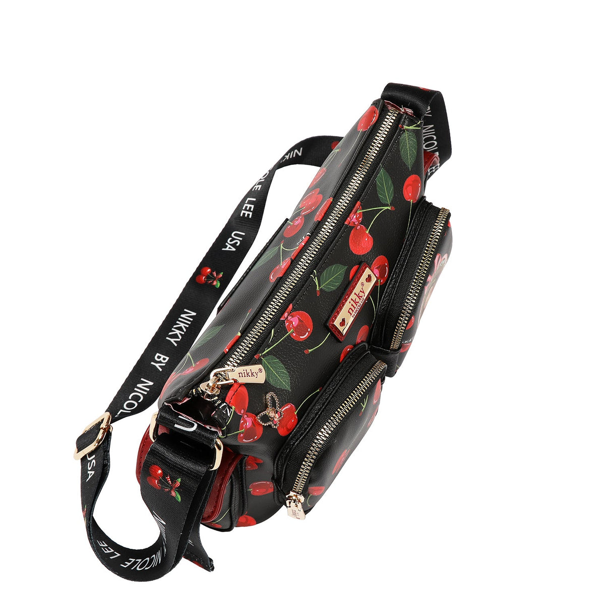 BORSA A TRACOLLA NK13116 (<tc>CHERRY LIPS</tc>-NERO)