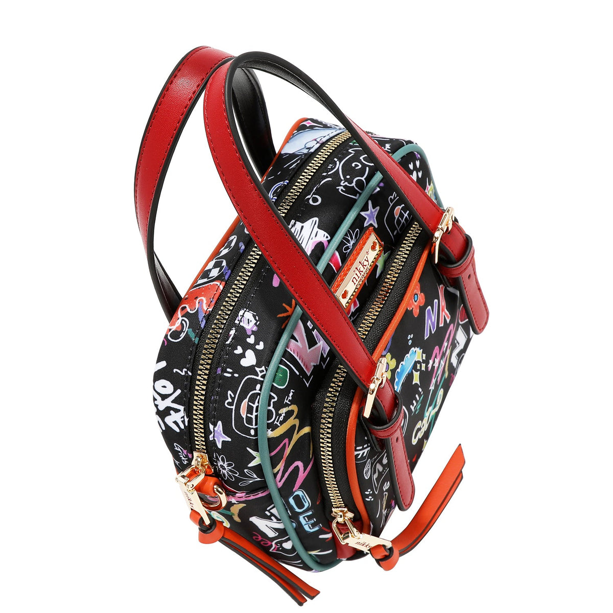 BANDOLERA CUADRADA (JUST FOR FUN - NEGRO)