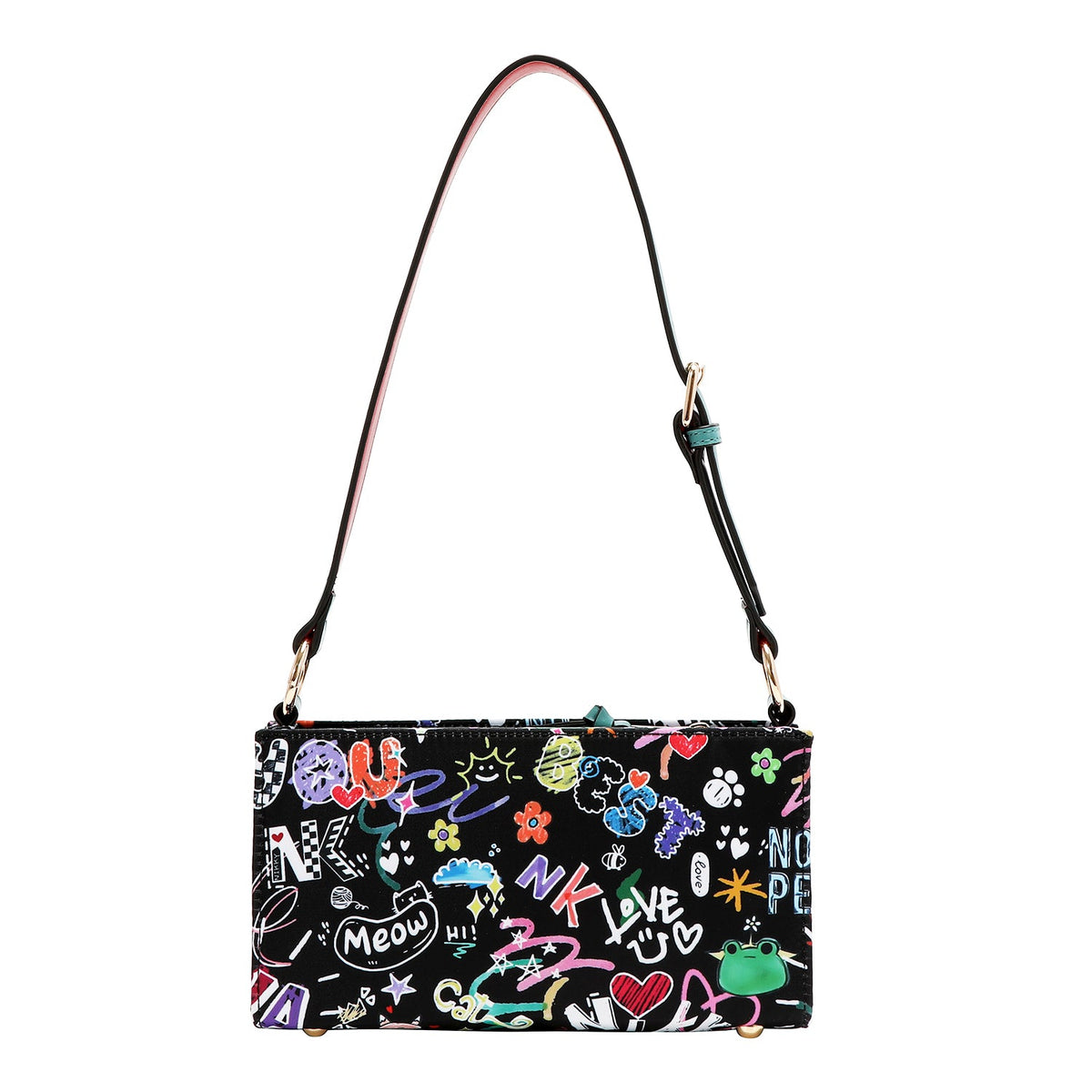 BOLSO DE HOMBRO (JUST FOR FUN - NEGRO)