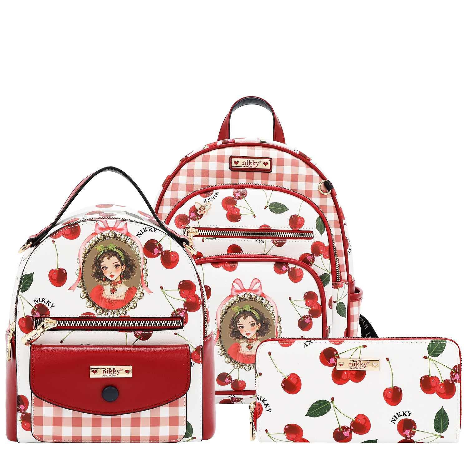 SET NK13159 (CHERRY LIPS-WHITE)