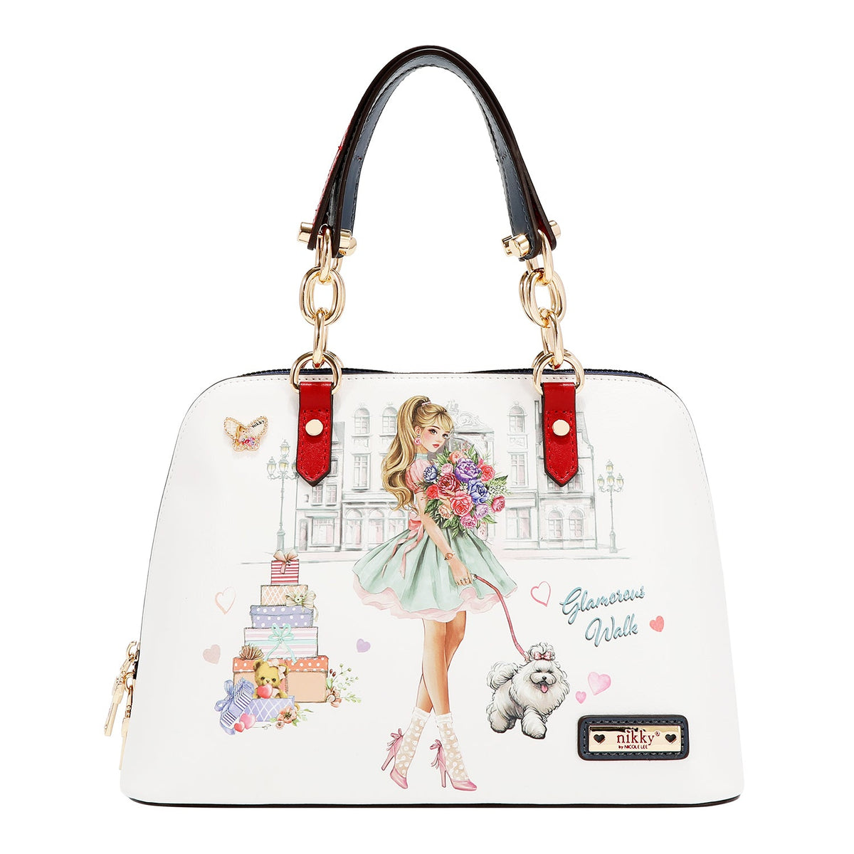 BOLSO DOMO (GLAMOROUS WALK-BLANCO)