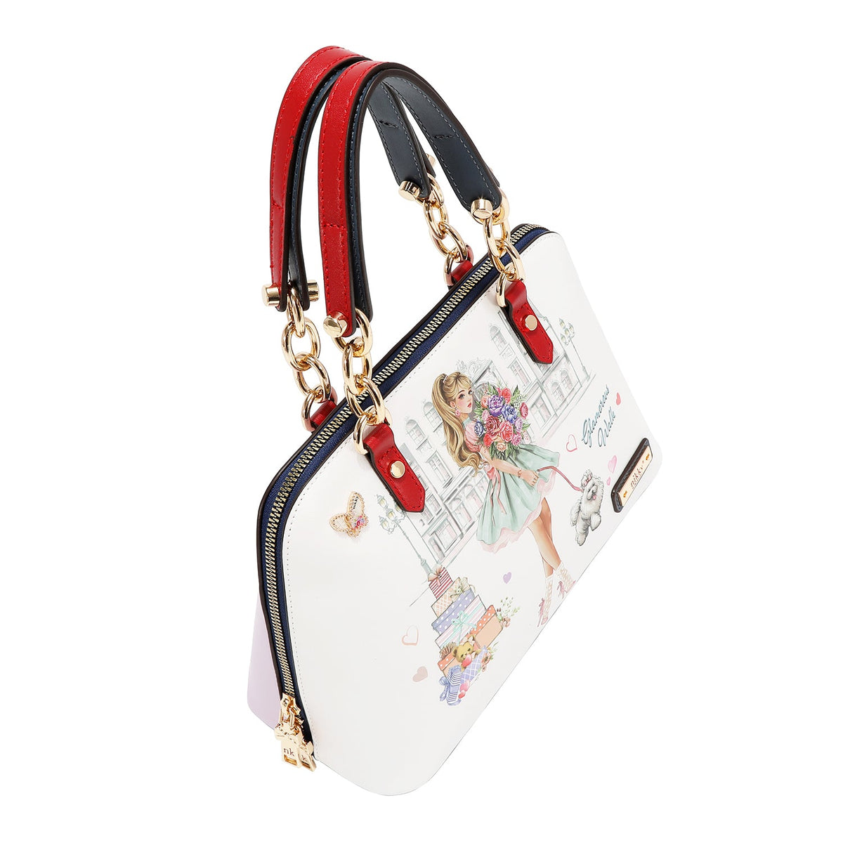 DOME BAG (GLAMOROUS WALK - WHITE)