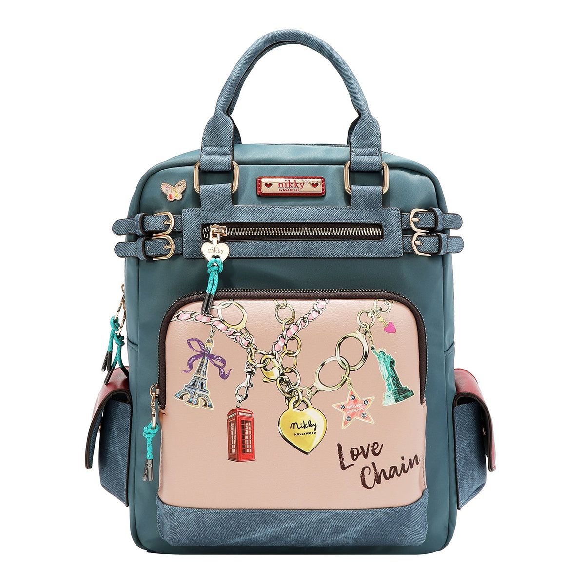 MOCHILA CUADRADA (LOVE CHAIN)