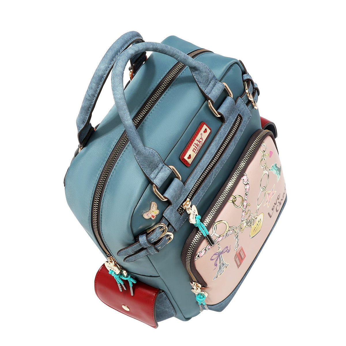 MOCHILA CUADRADA (LOVE CHAIN)