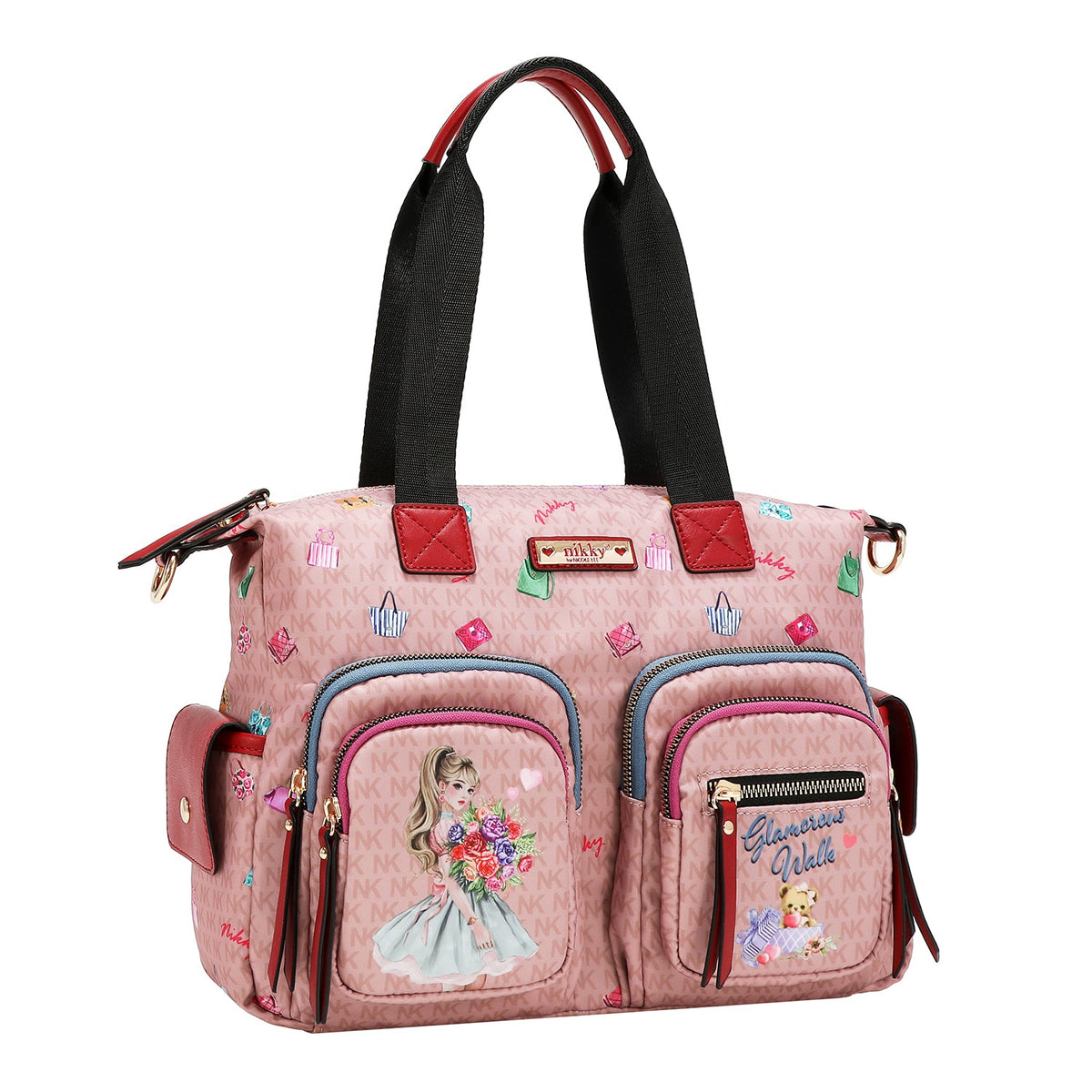 BOLSO TOTE (GLAMOROUS WALK - ROSA)