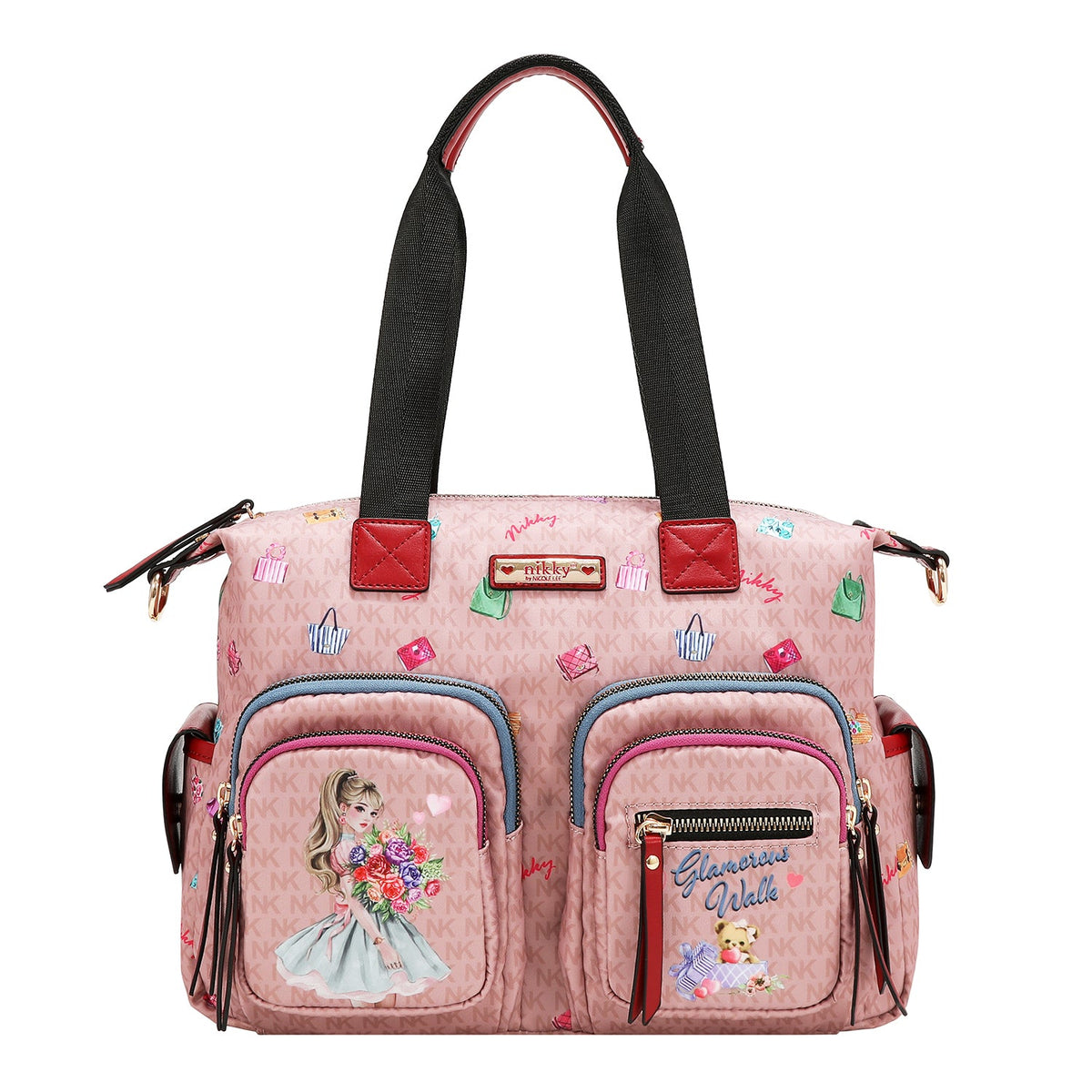 BOLSO TOTE (GLAMOROUS WALK - ROSA)