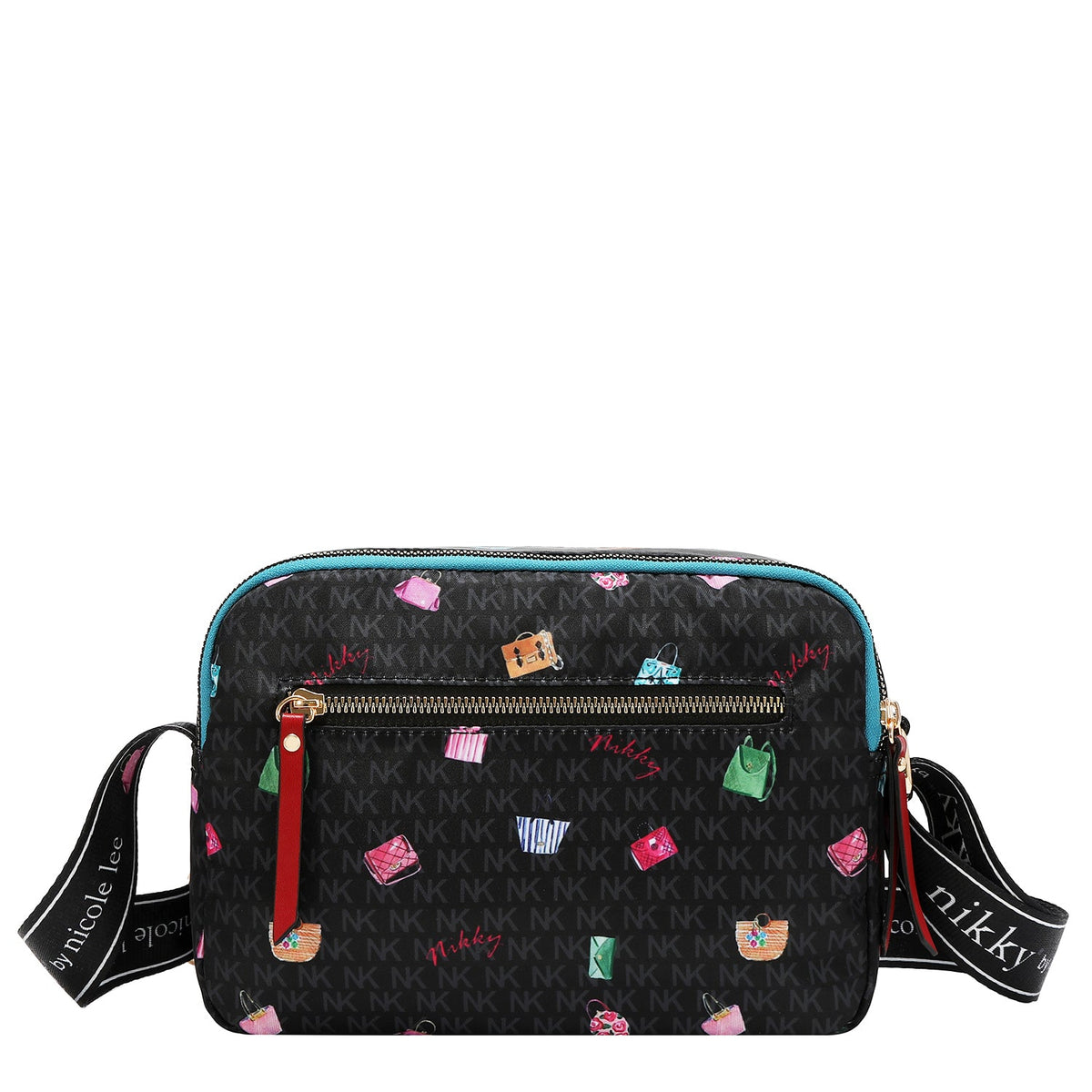 BANDOLERA DE NYLON (GLAMOROUS WALK - NEGRO)