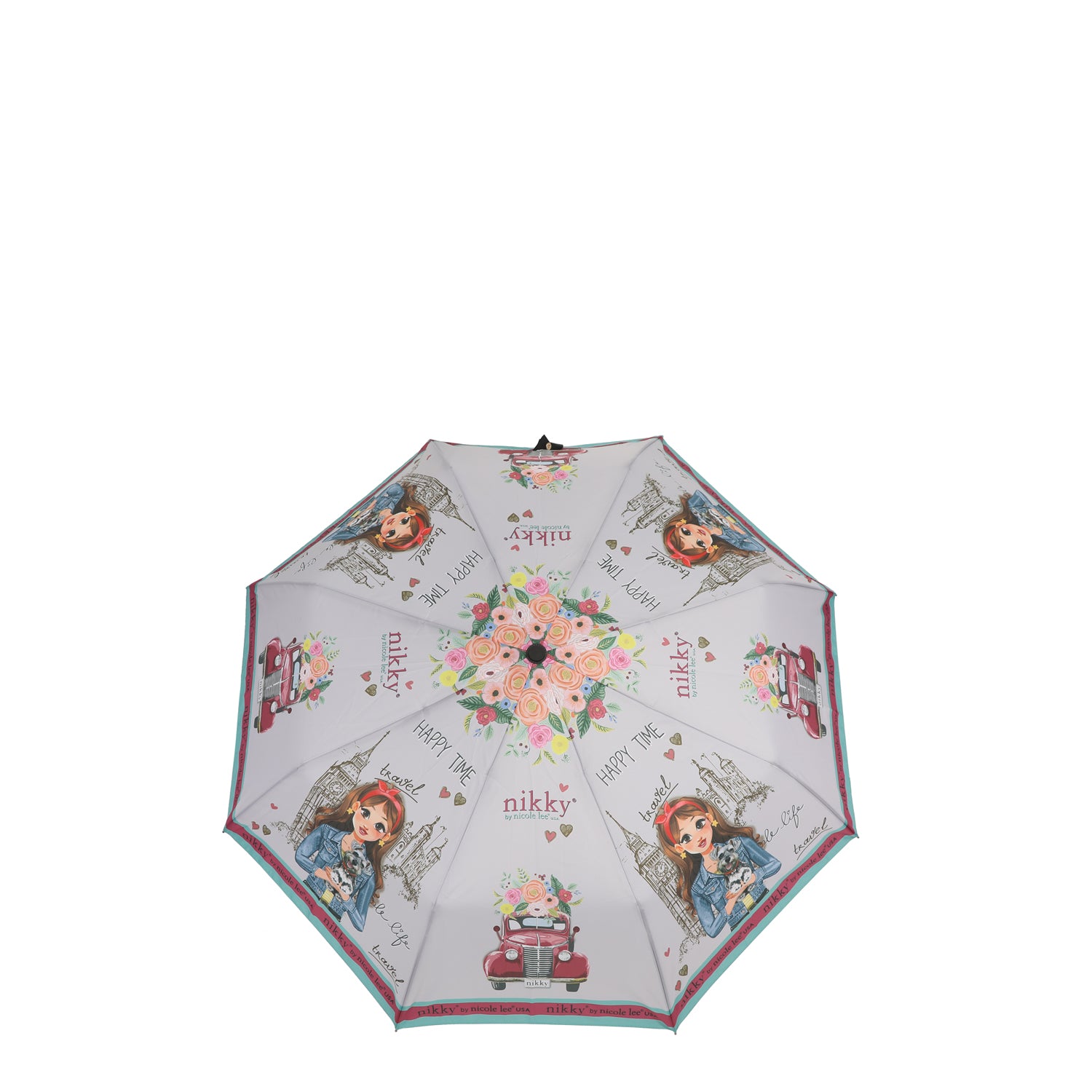 PORTABLE UMBRELLA WITH PRINT (<tc>Nikky By Nicole Lee</tc>)