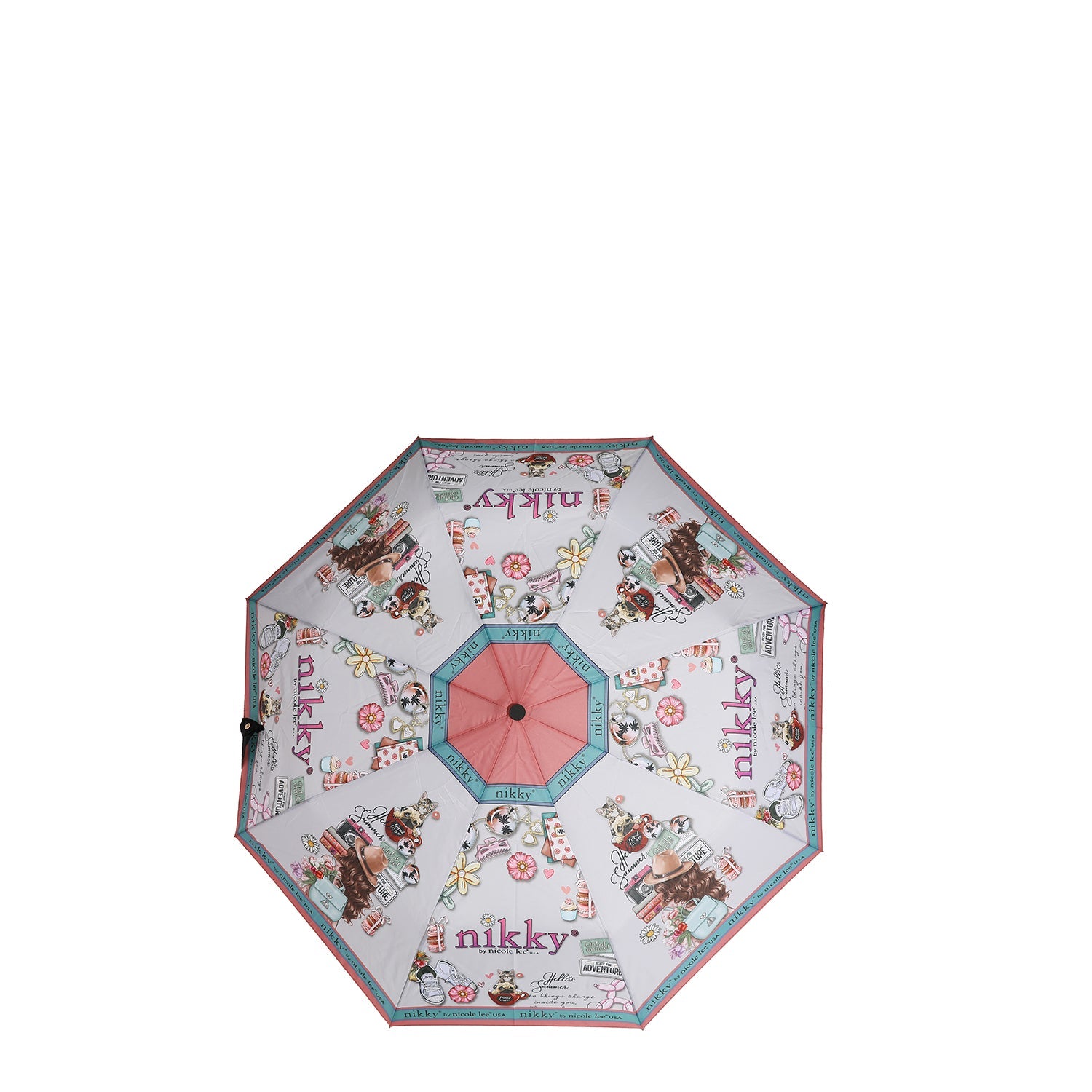 PORTABLE UMBRELLA WITH PRINTING <tc><tc><tc>Nikky</tc> World</tc></tc>