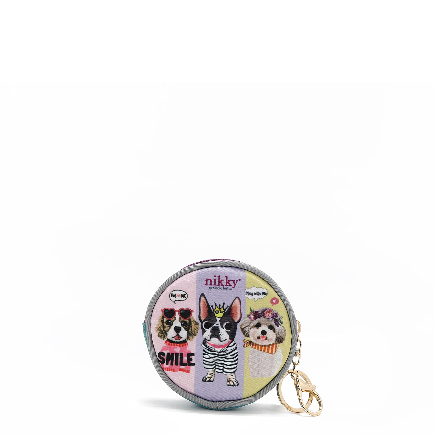 KEYCHAIN WITH ROUND COIN PURSE (<tc>BEST BUDDIES</tc>)