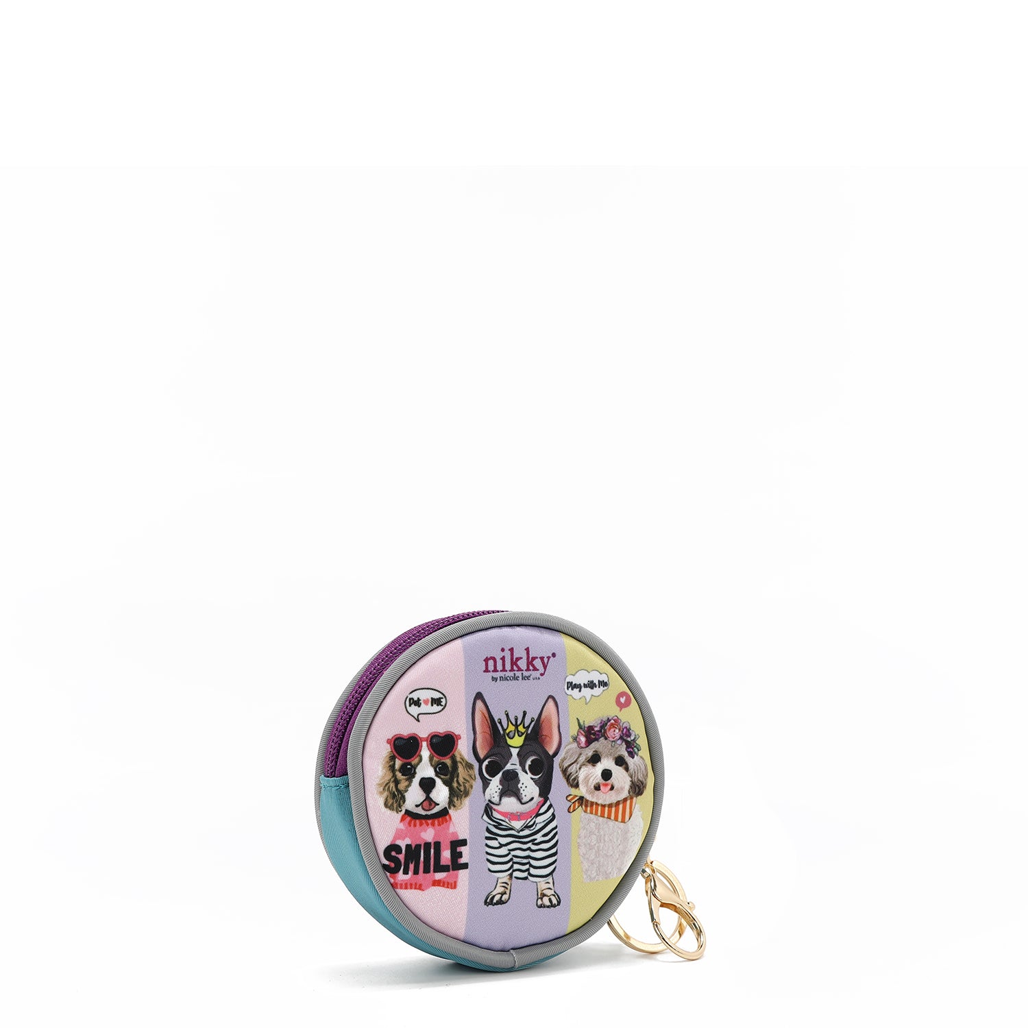 KEYCHAIN WITH ROUND COIN PURSE (<tc>BEST BUDDIES</tc>)