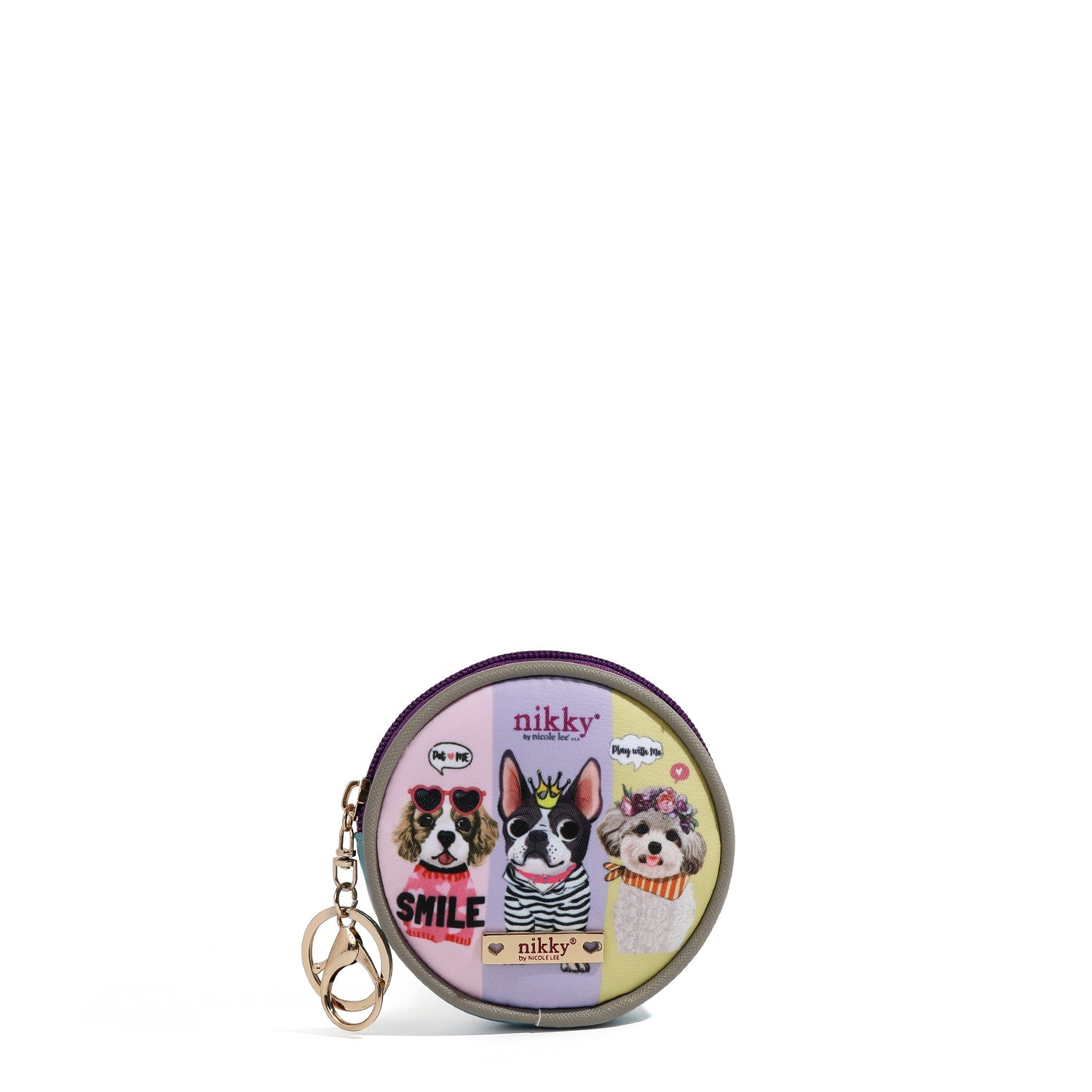 KEYCHAIN WITH ROUND COIN PURSE (<tc>BEST BUDDIES</tc>)
