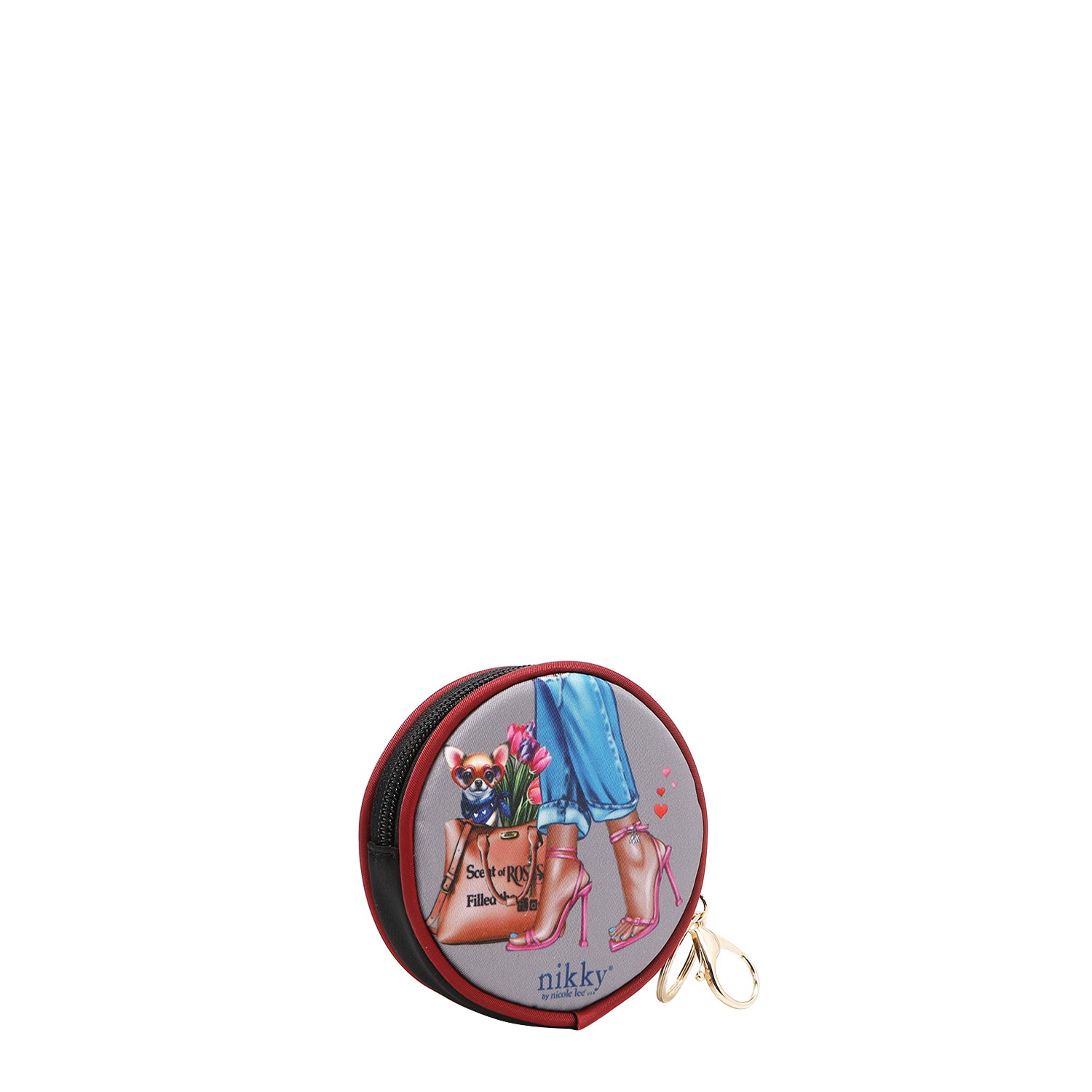 LLAVERO CON MONEDERO REDONDO (ESSENCE OF YOU)