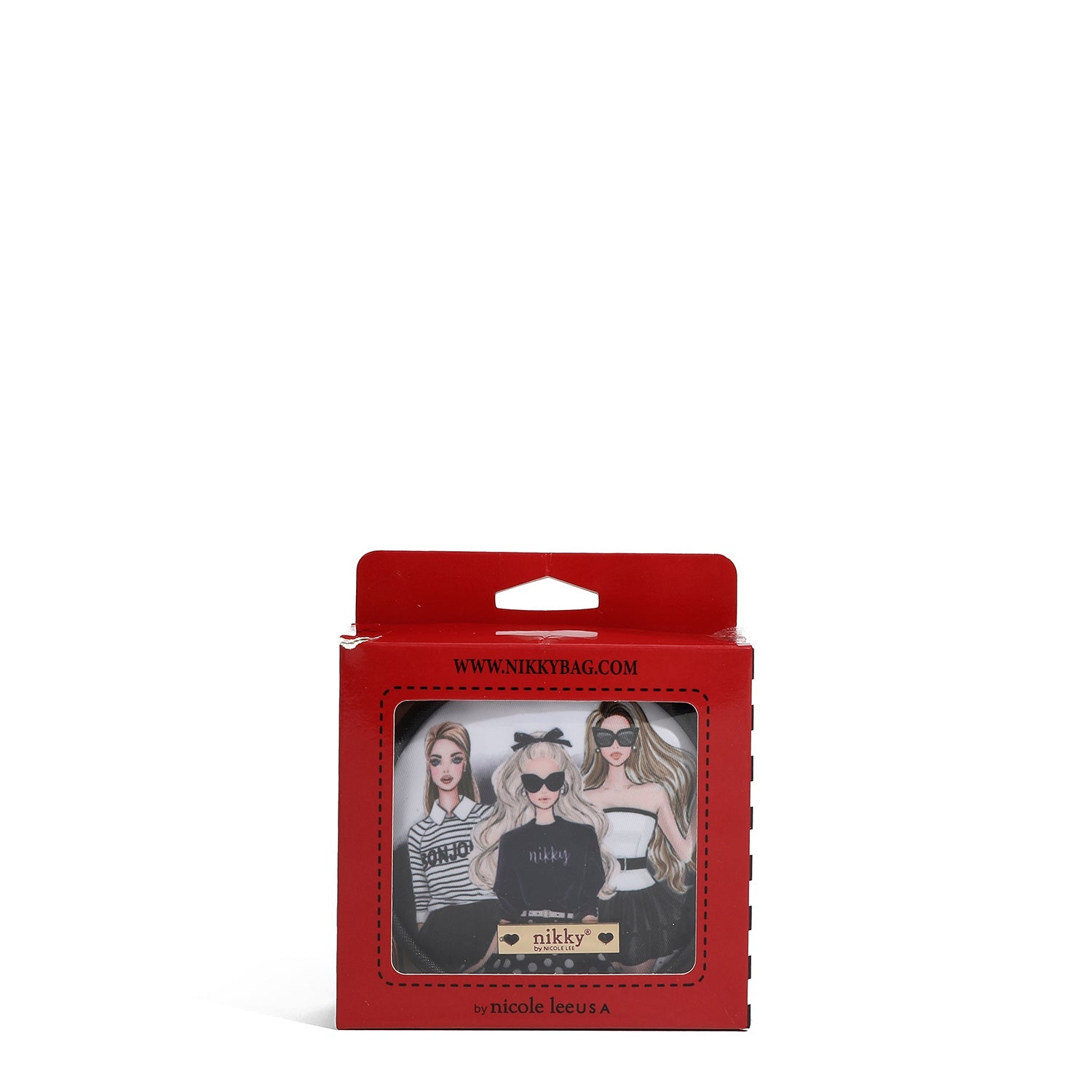 KEYCHAIN WITH ROUND COIN PURSE (<tc>TRIO</tc>)