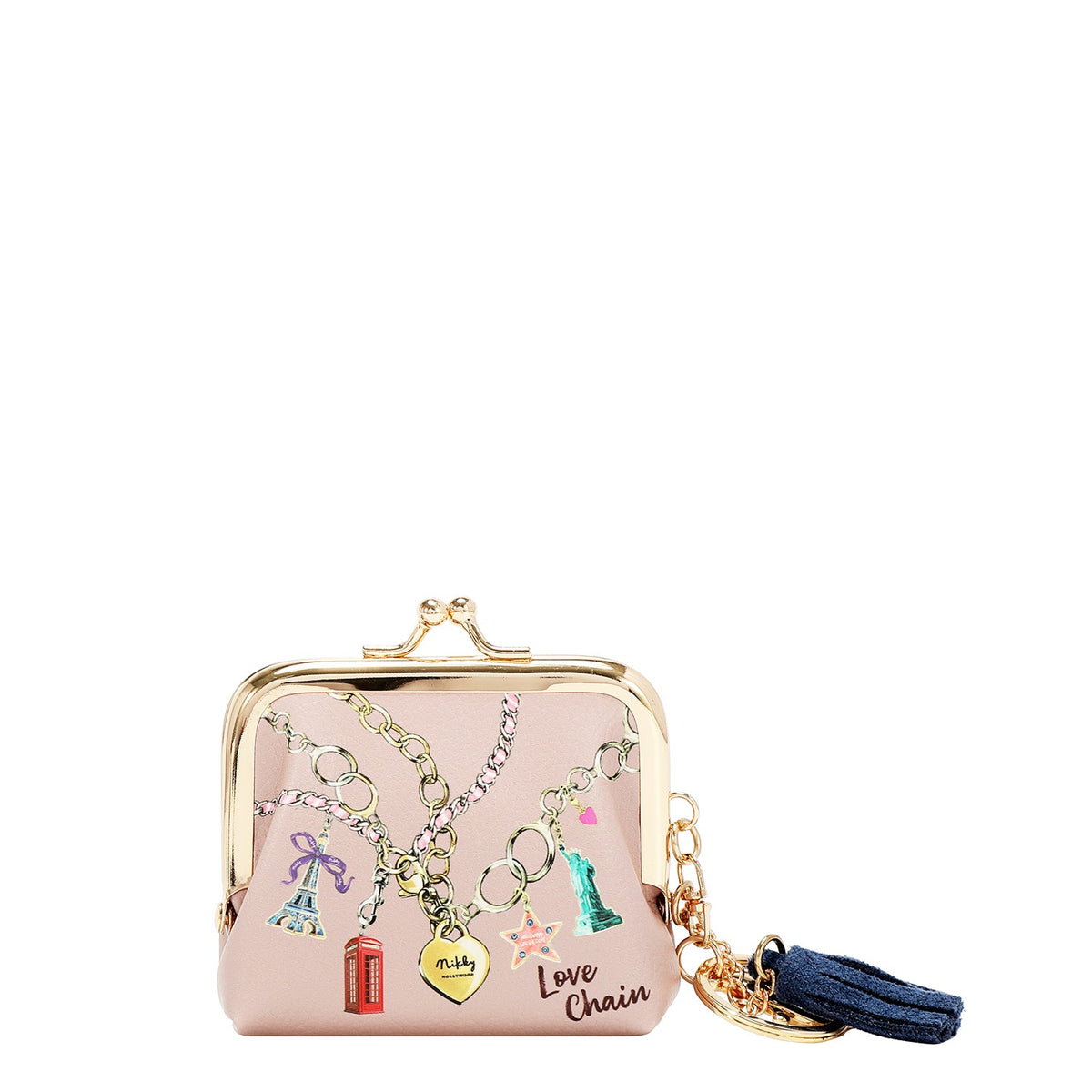 MONEDERO NIKKY KISSLOCK (LOVE CHAIN)