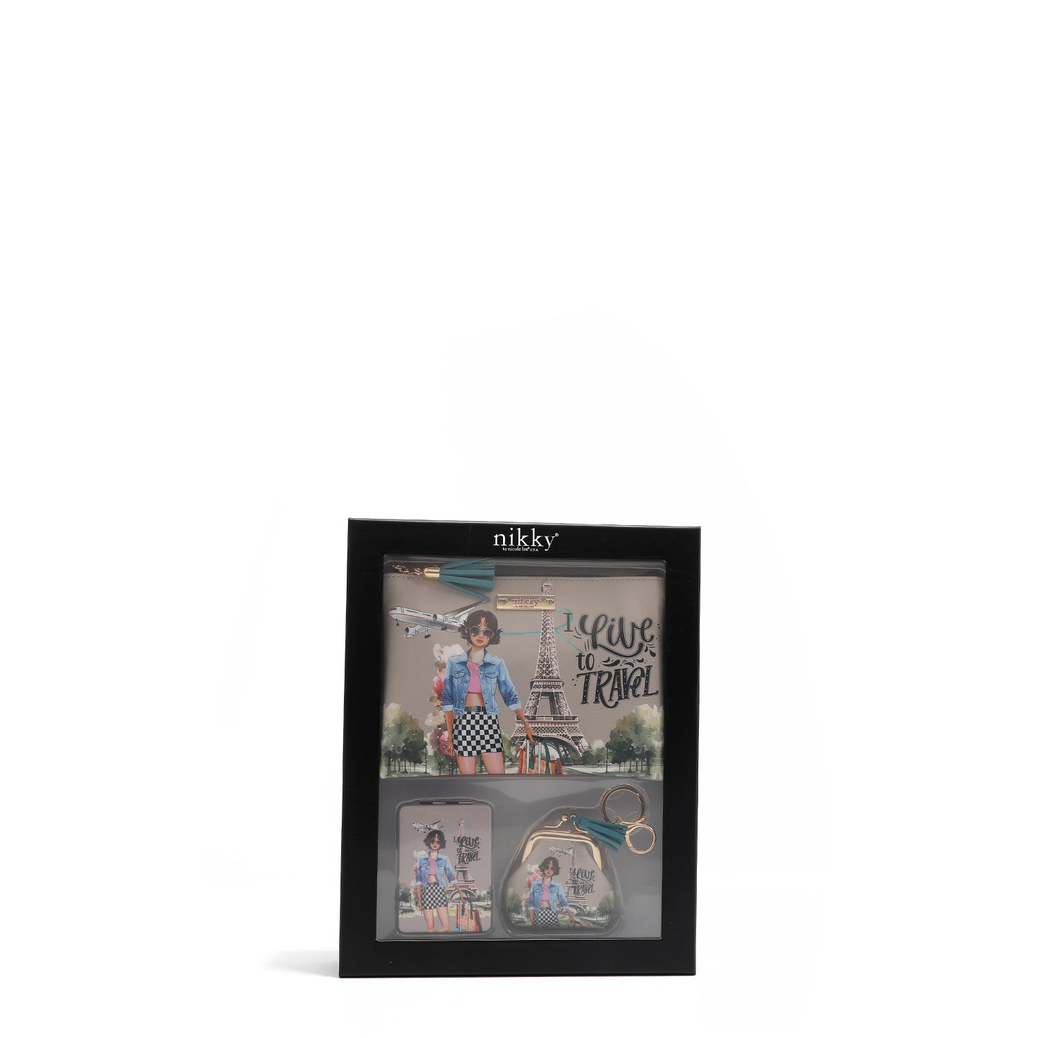 3 PIECE GIFT SET (<tc>I LIVE TO TRAVEL</tc>)