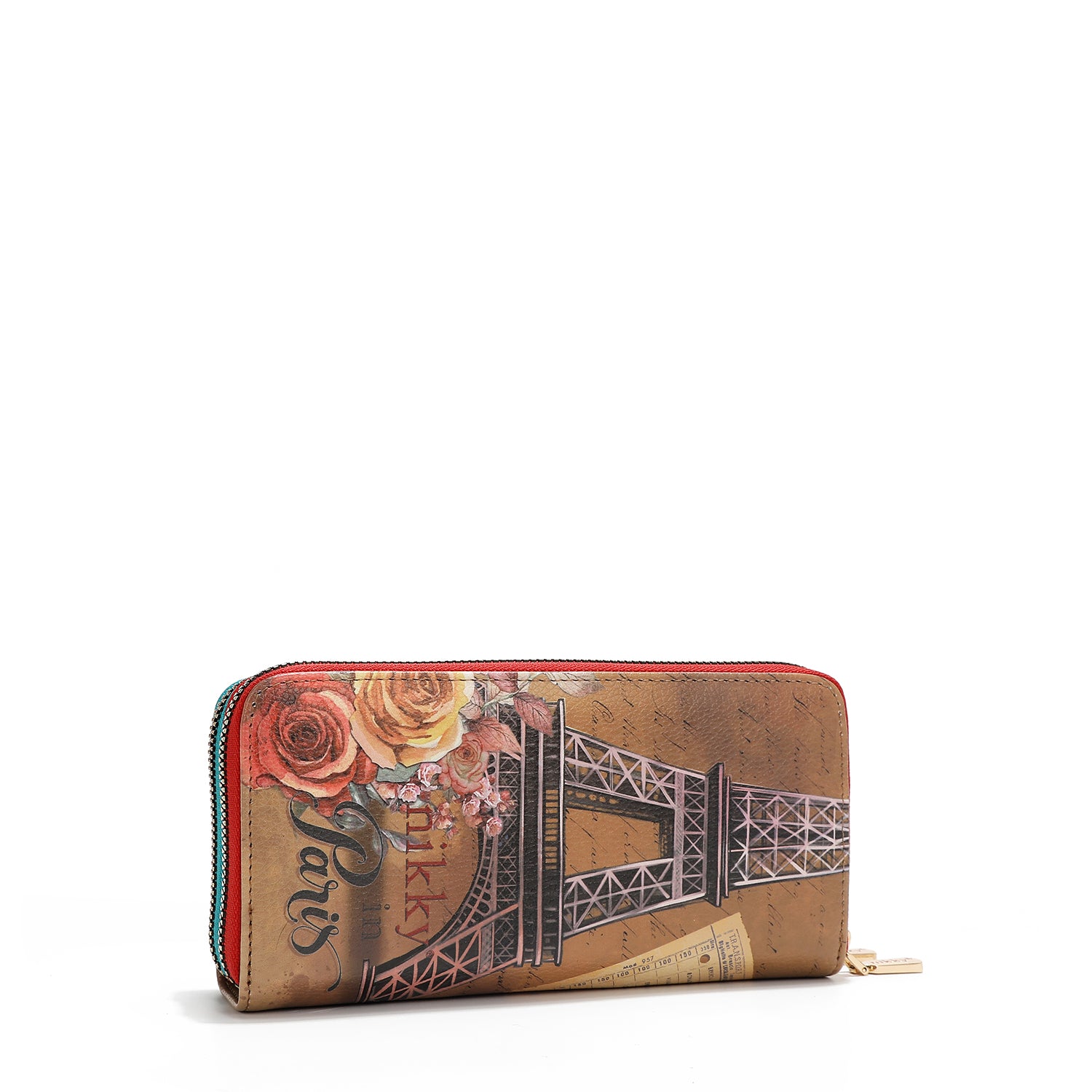 BILLETERA CON DOBLE CREMALLERA V.2 (EMILY GOES PARIS)