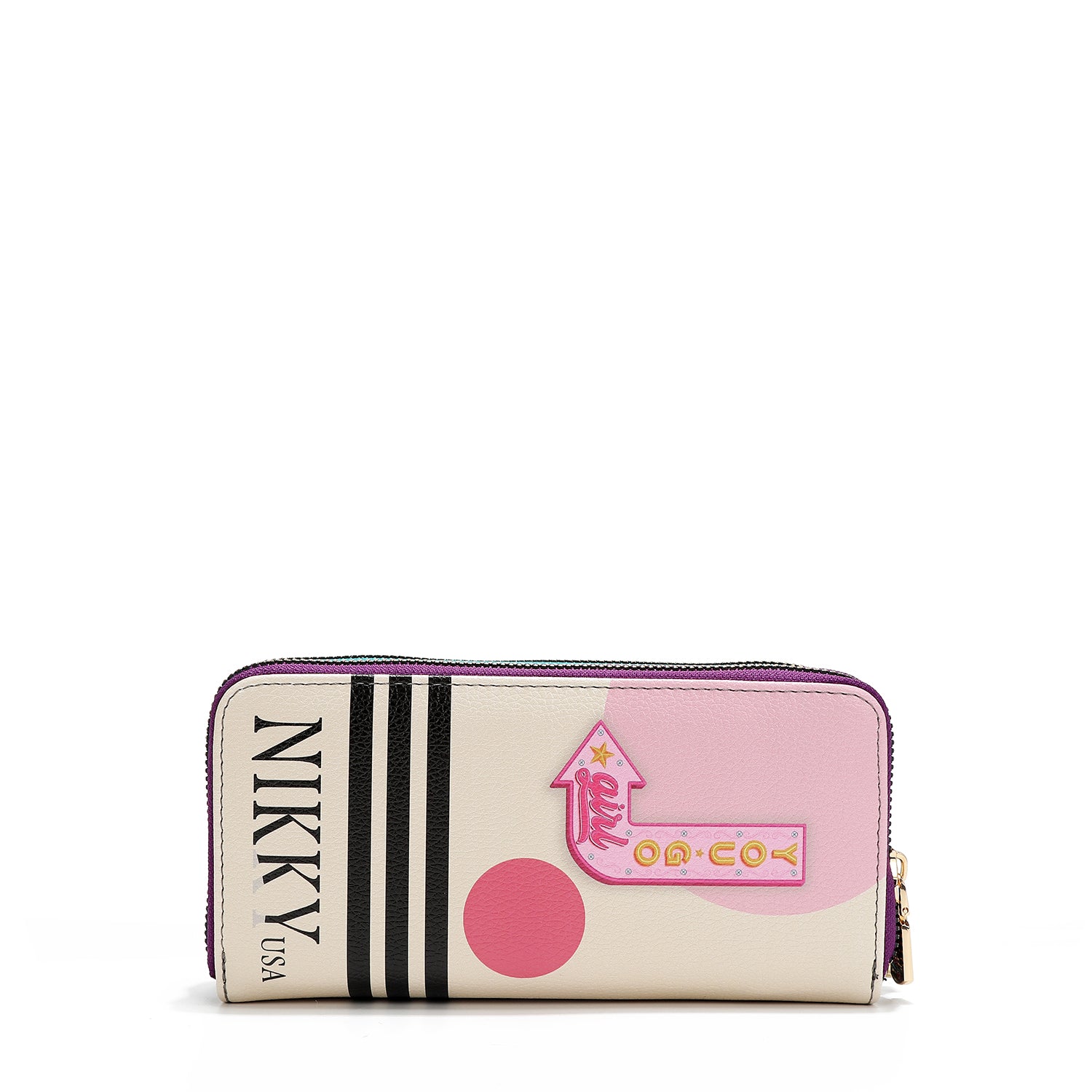 BILLETERA CON DOBLE CREMALLERA V.2 (NIKKY GOES SHOPPING)