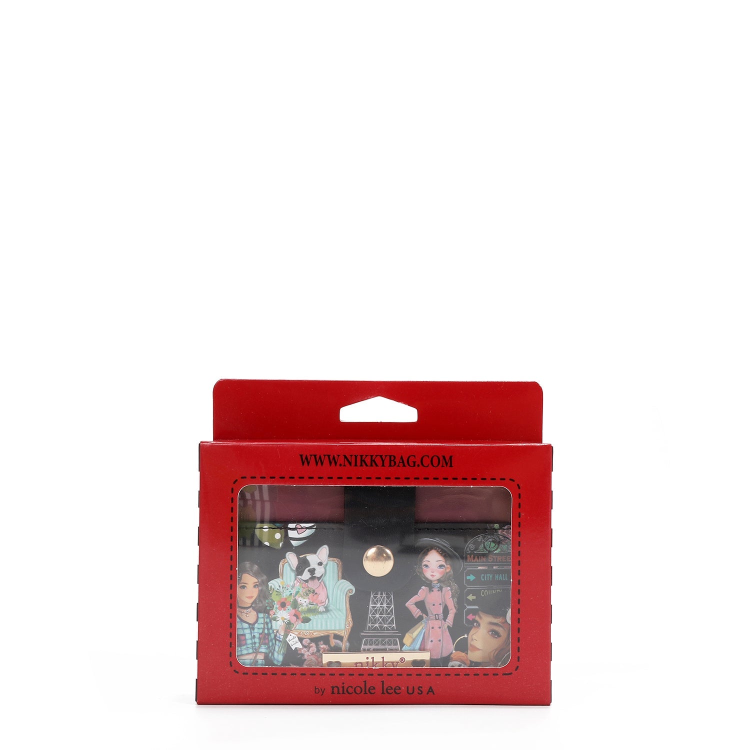 PORTA TARJETAS CON CREMALLERA (NIKKY MAKES FRIENDS)