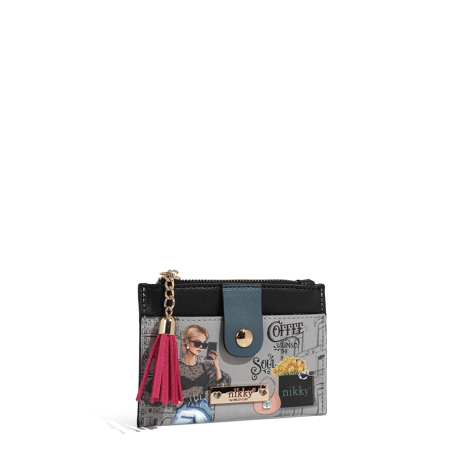 PORTA TARJETAS CON CREMALLERA (URBAN COFFEE DREAM)