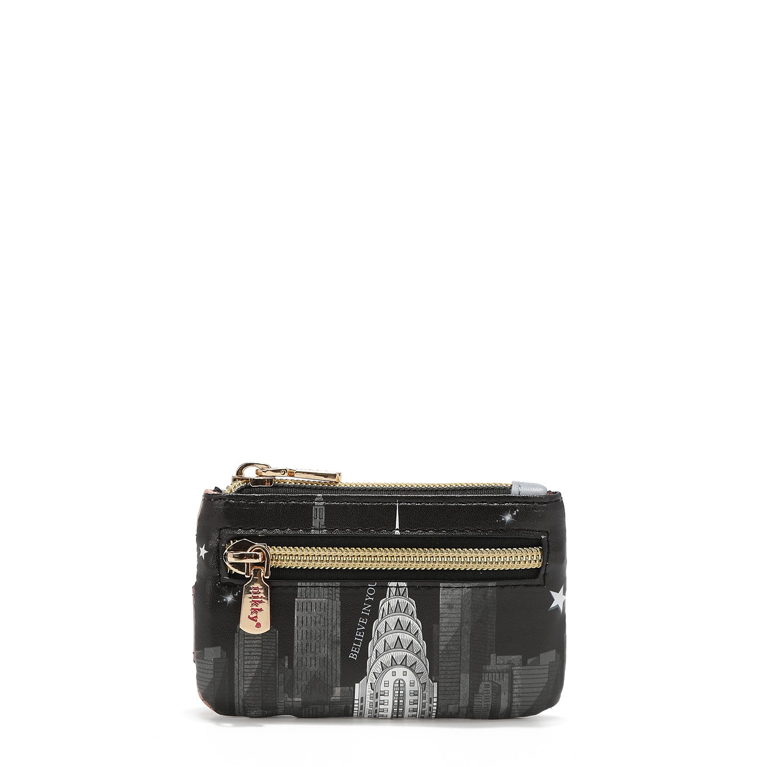 TARJETERO MINI CON CIERRE DE CREMALLERA Y BOTON A PRESIÓN DREAMER