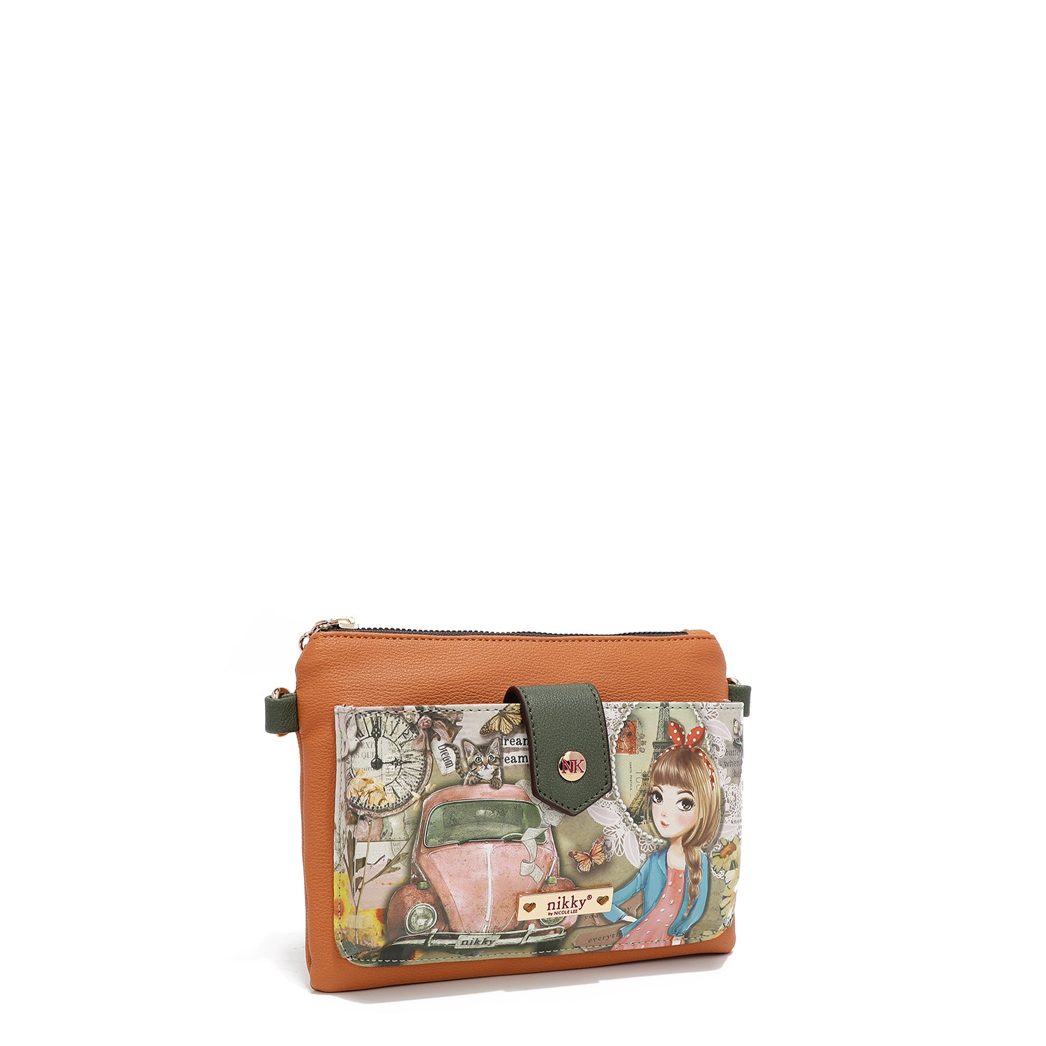 Compact Bandolera Zip and Snap