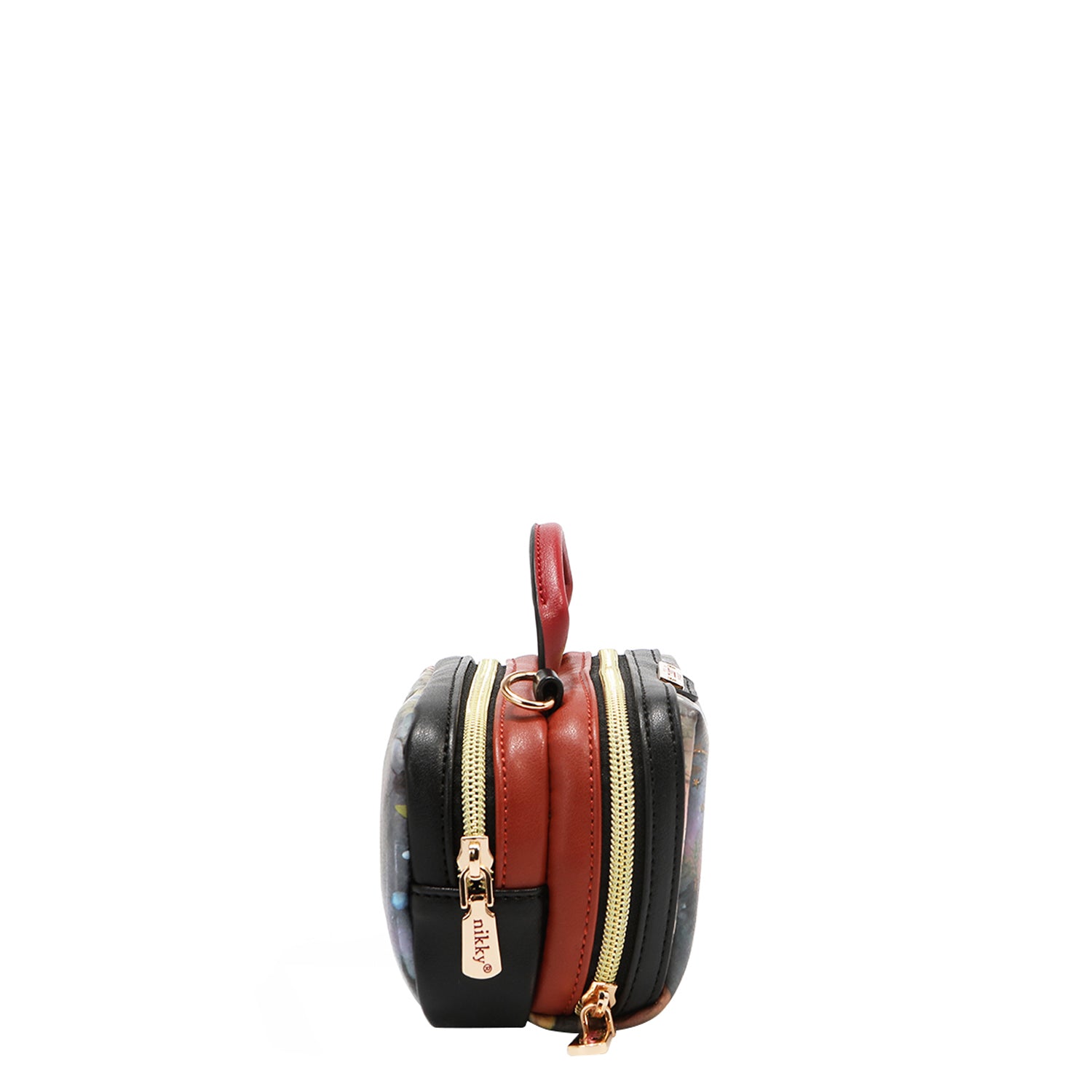 MINI SAC BANDOULIÈRE BOSTON AVEC DOUBLE FERMETURE ÉCLAIR (<tc>FAIRY TALE</tc>)