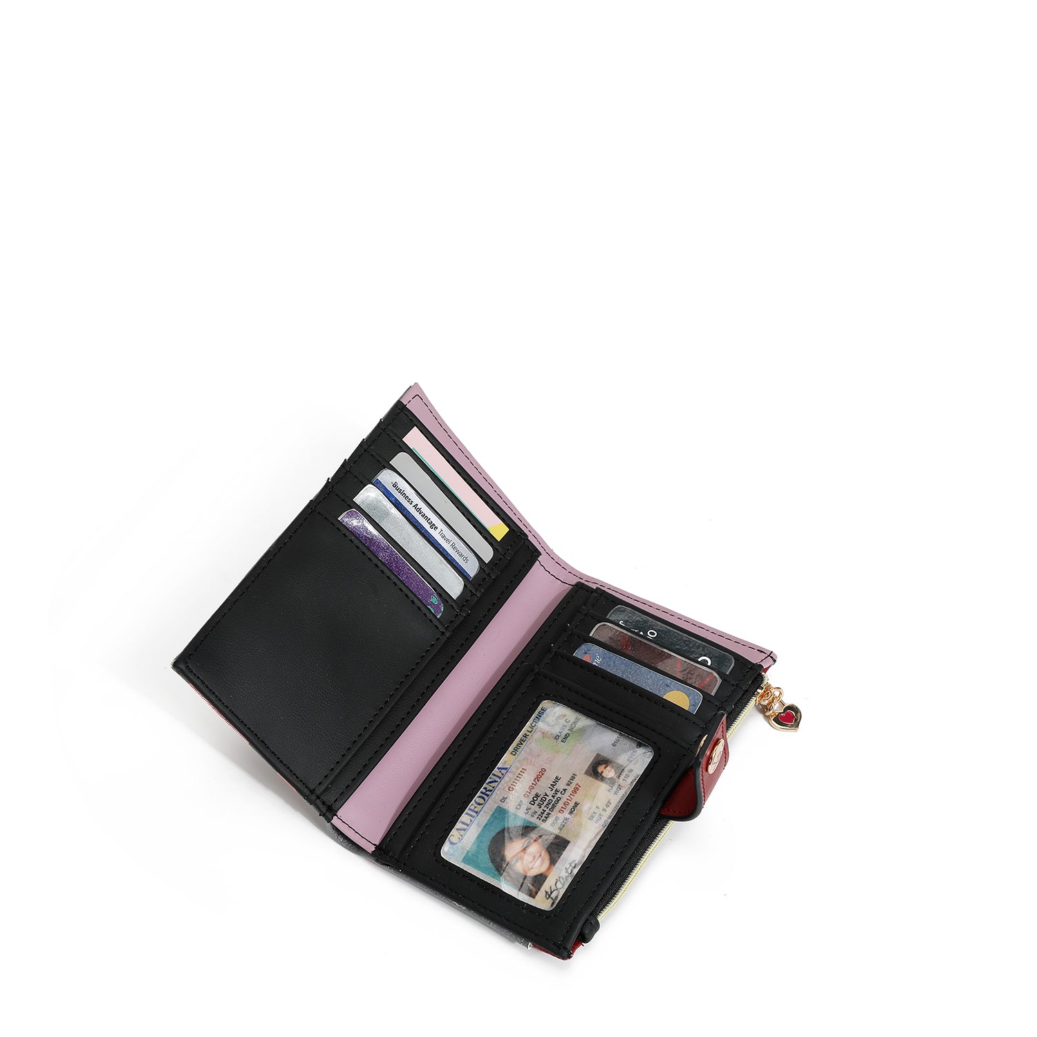 BILLETERA LARGA CON CREMALLERA (NIKKY MAKES FRIENDS)