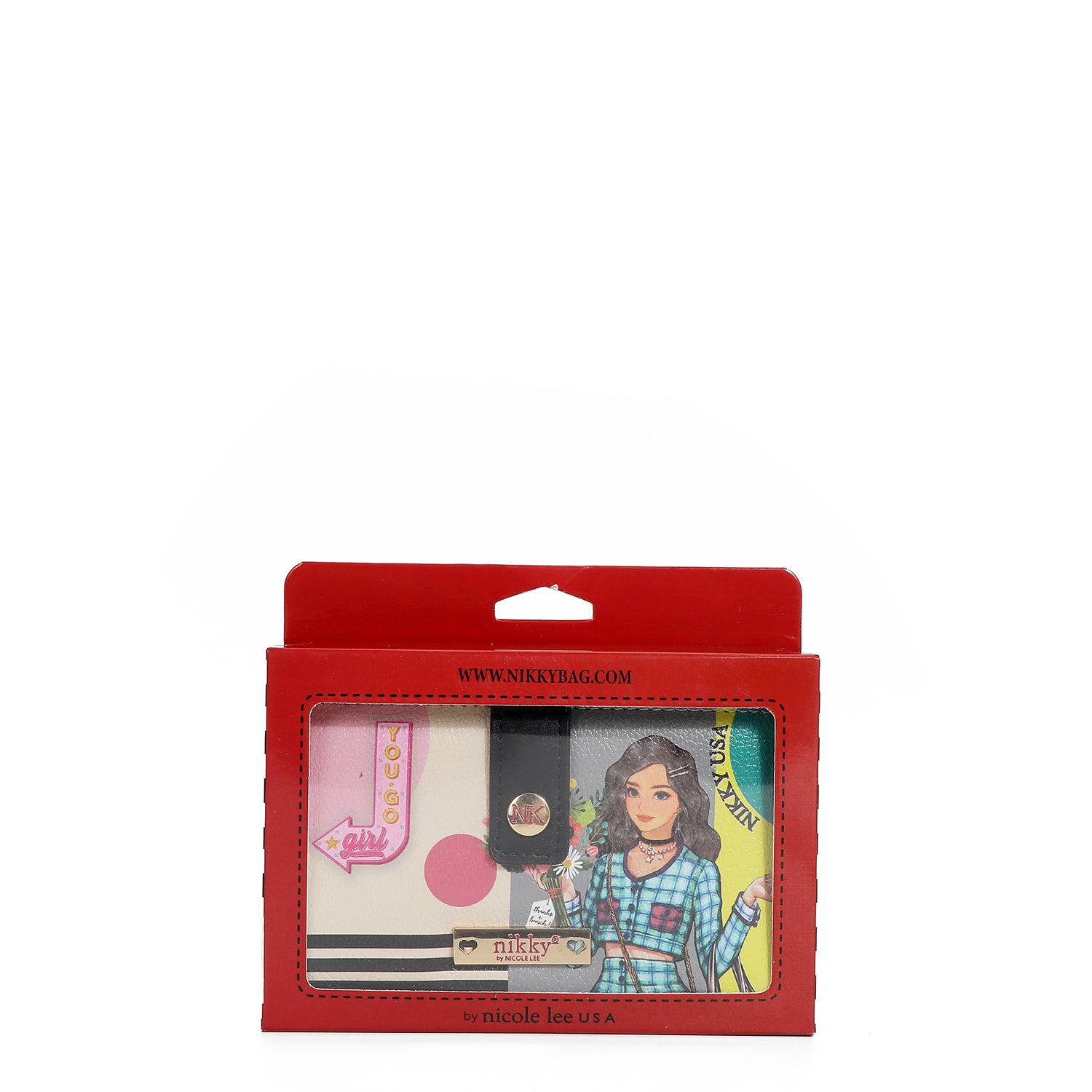 BILLETERA LARGA CON CREMALLERA (NIKKY GOES SHOPPING)