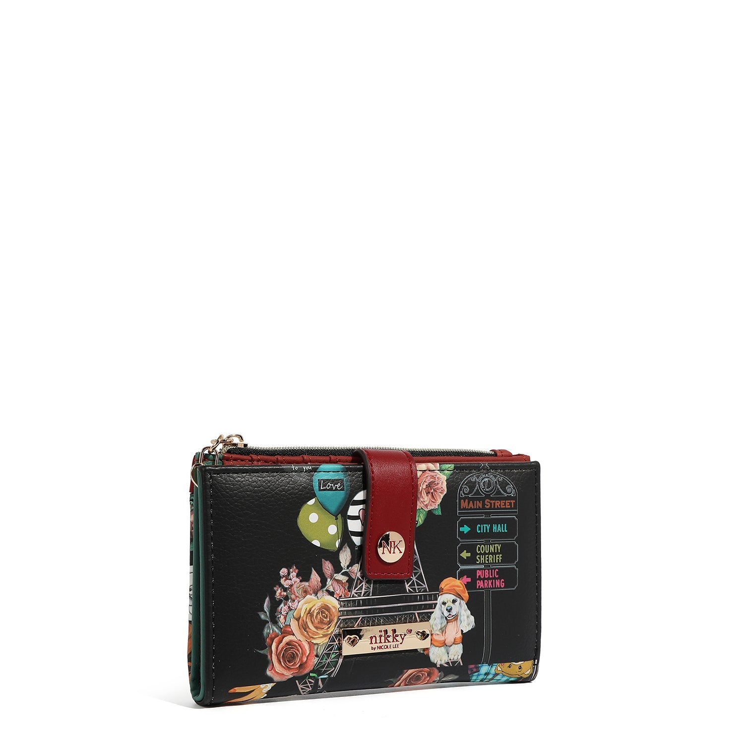 BILLETERA LARGA CON CREMALLERA (NIKKY MAKES FRIENDS)