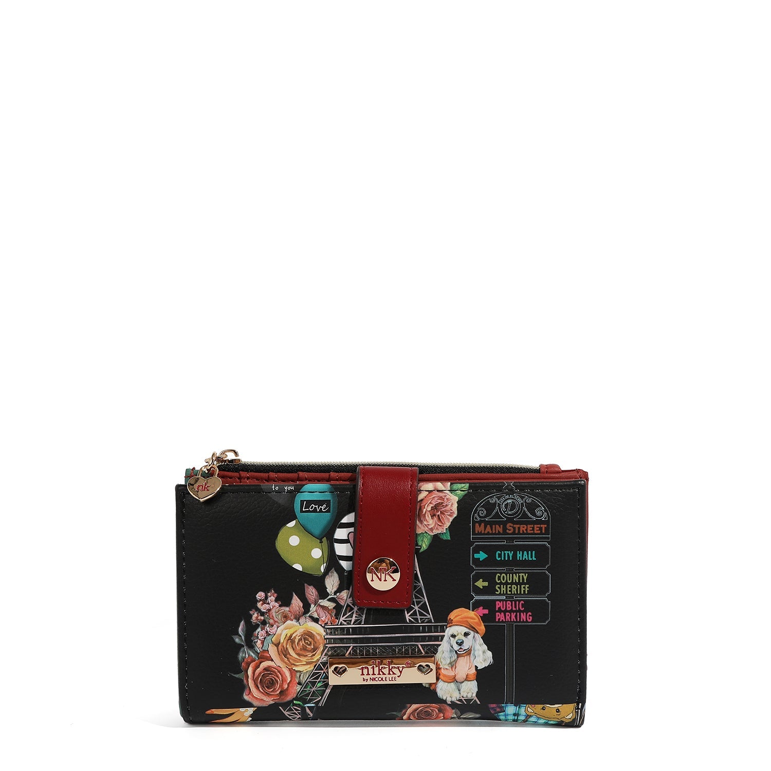 BILLETERA LARGA CON CREMALLERA (NIKKY MAKES FRIENDS)