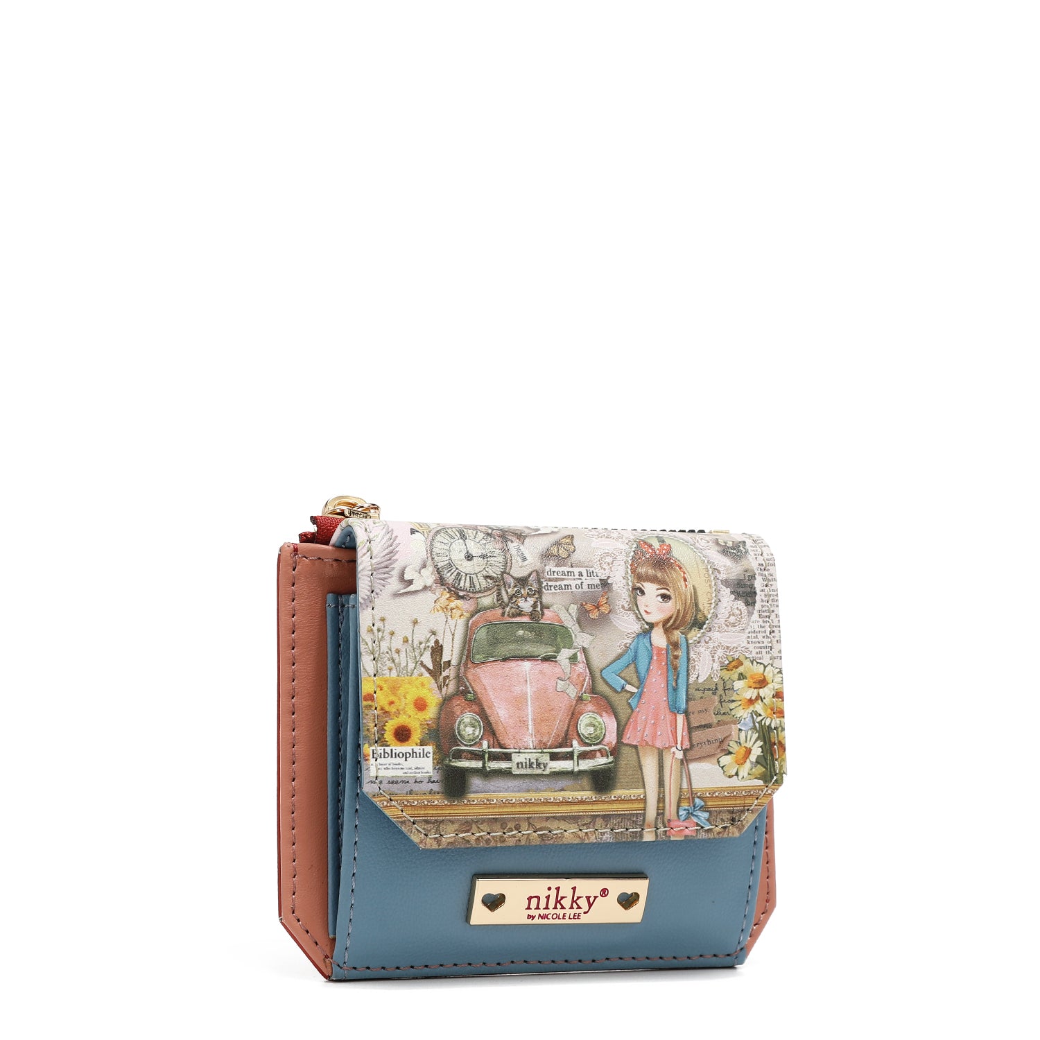 Compact cardboard with purse