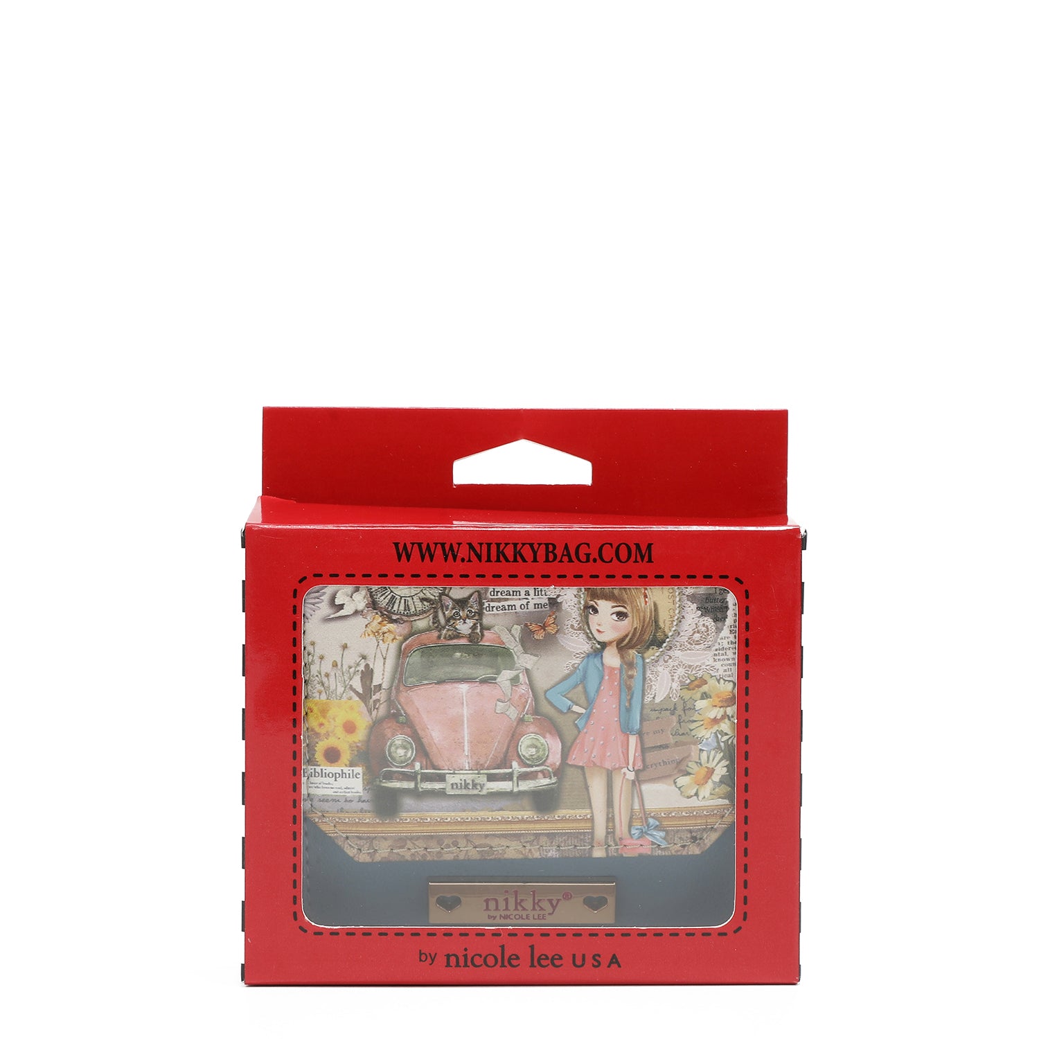 Compact cardboard with purse