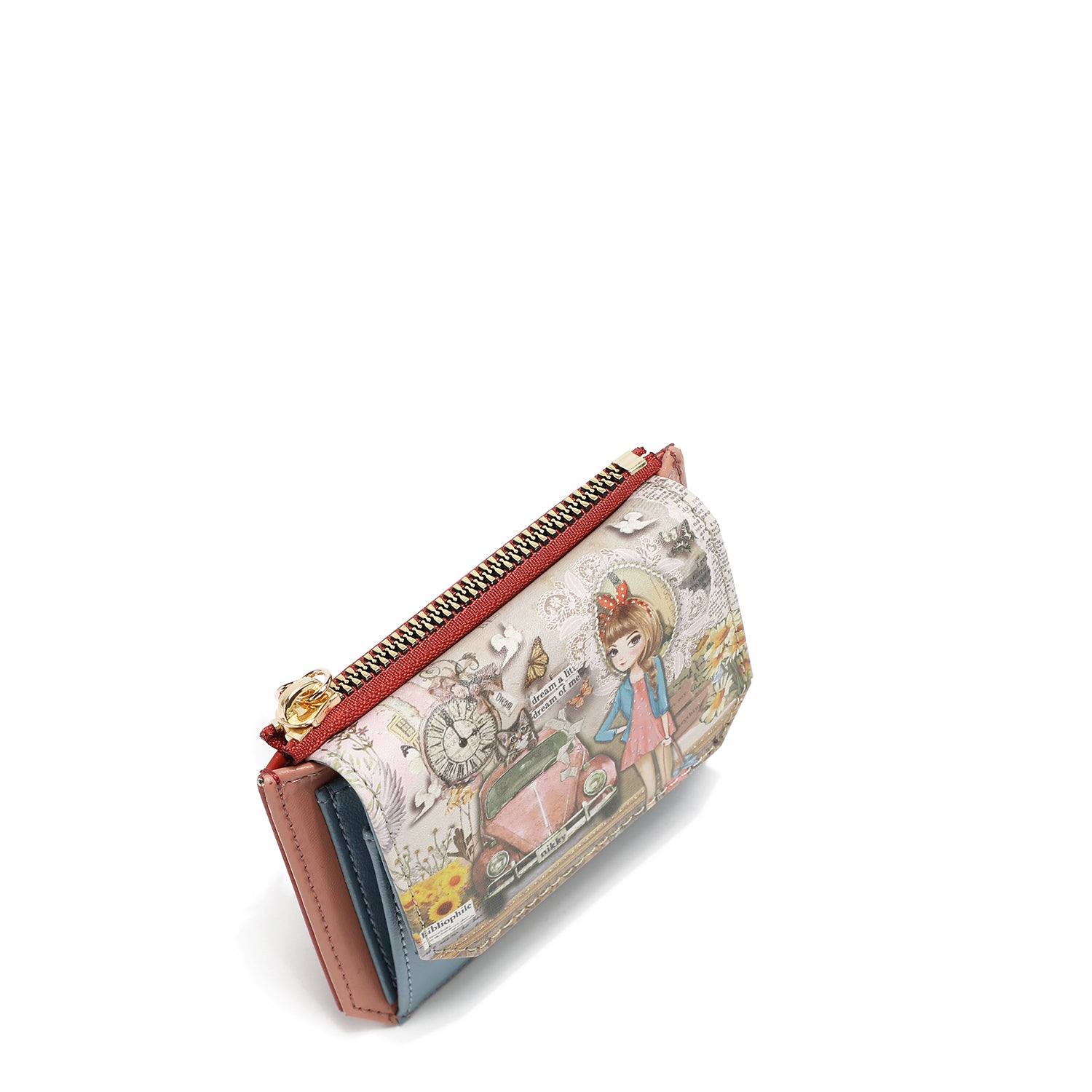 Compact cardboard with purse