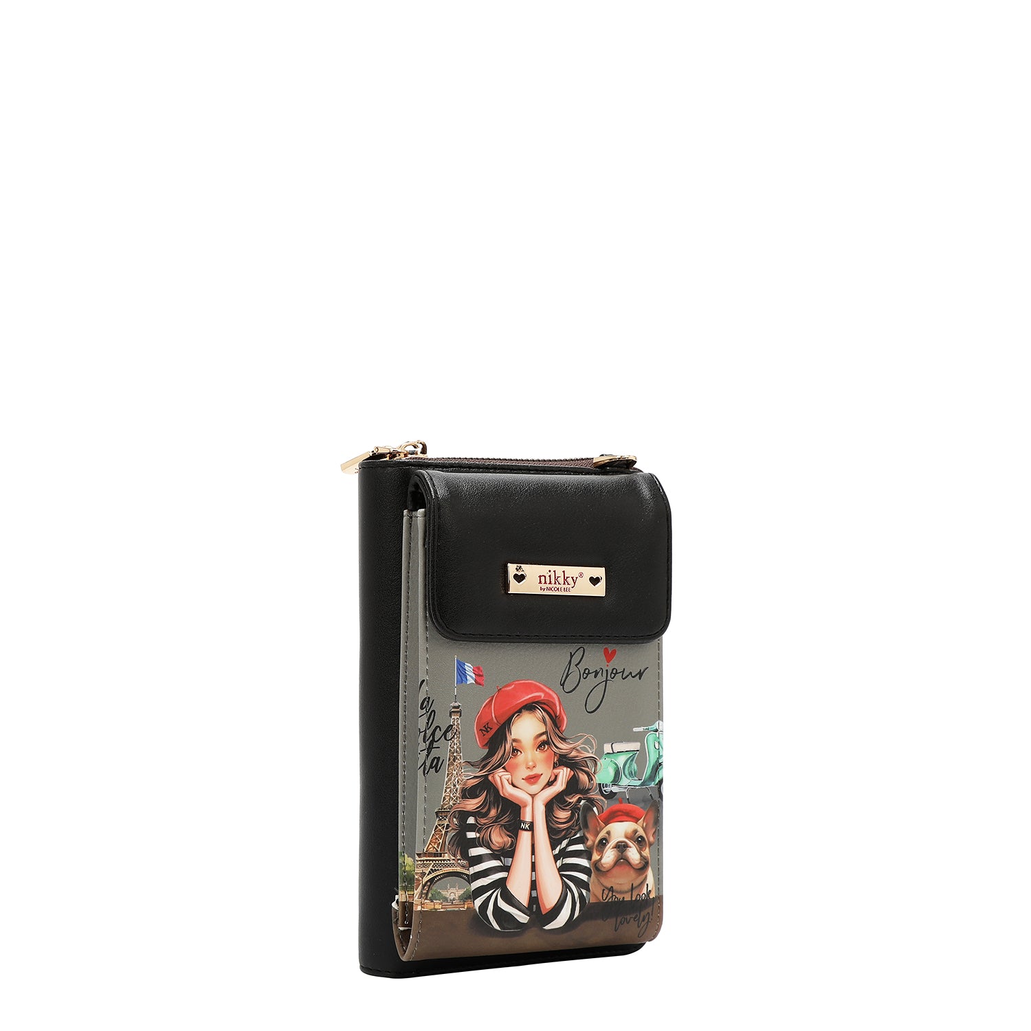 PHONE SHOULDER BAG/WALLET (<tc>EIFFEL DREAMS</tc>)