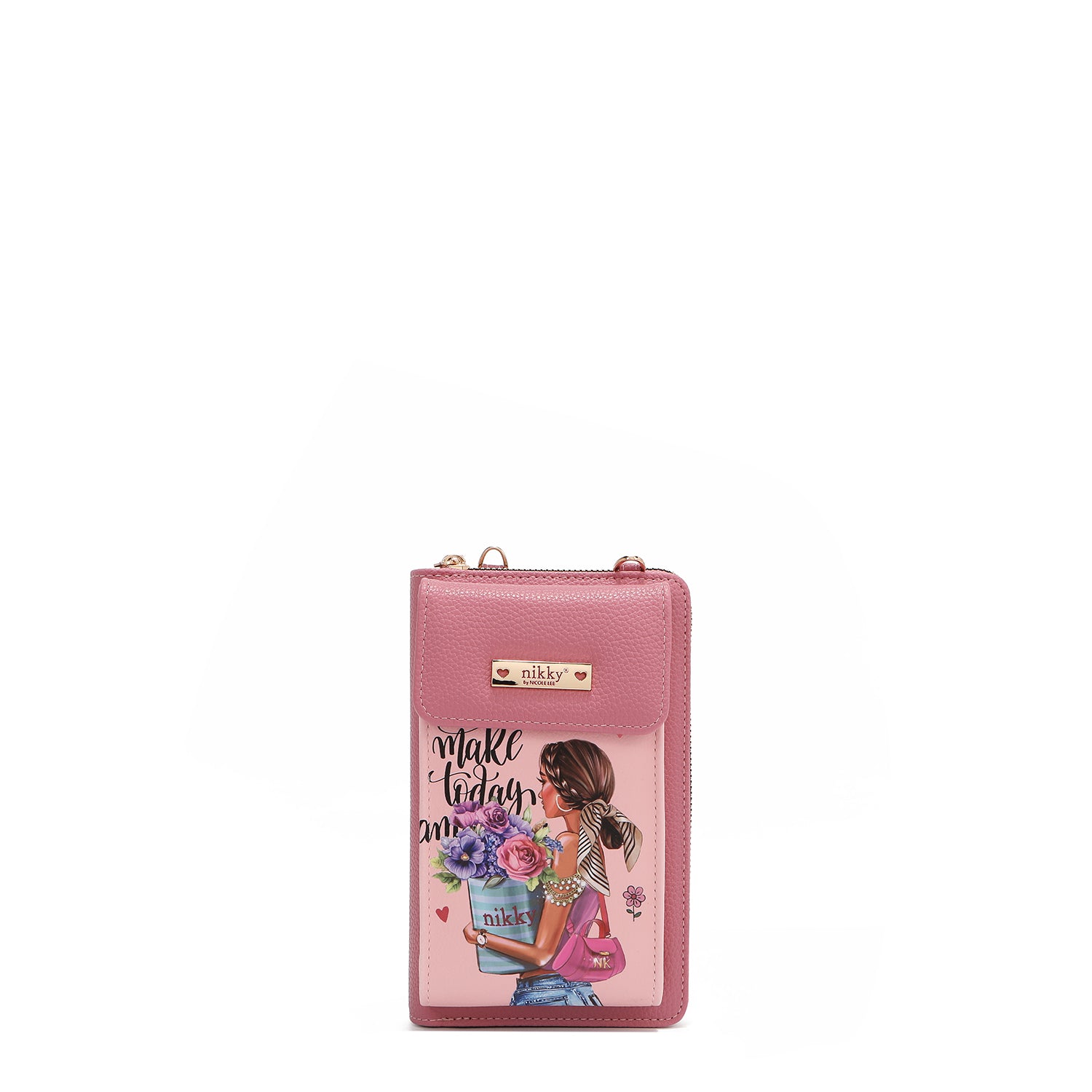 BANDOLERA PARA TELEFONO/CARTERA (FLOWER DAY)