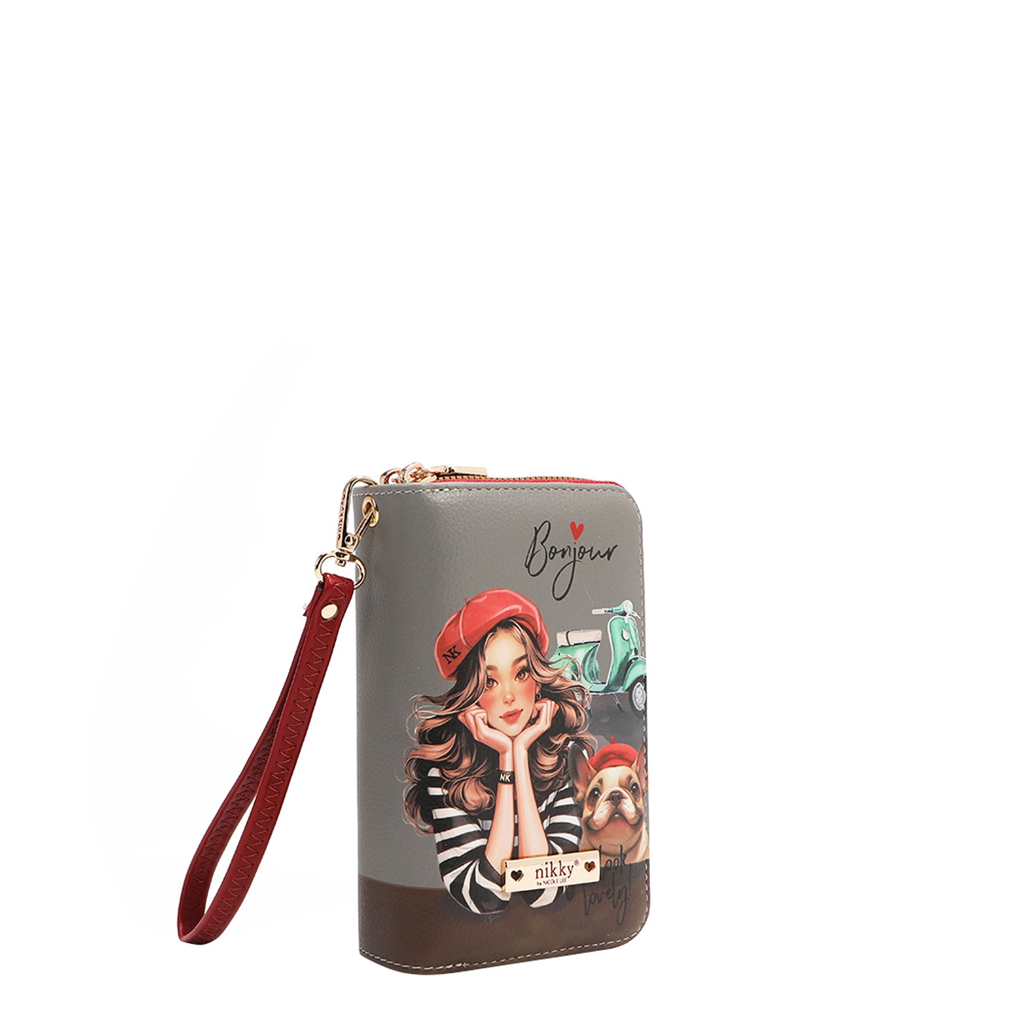 CARTERA MEDIANA CON DOBLE CREMALLERA (EIFFEL DREAMS)
