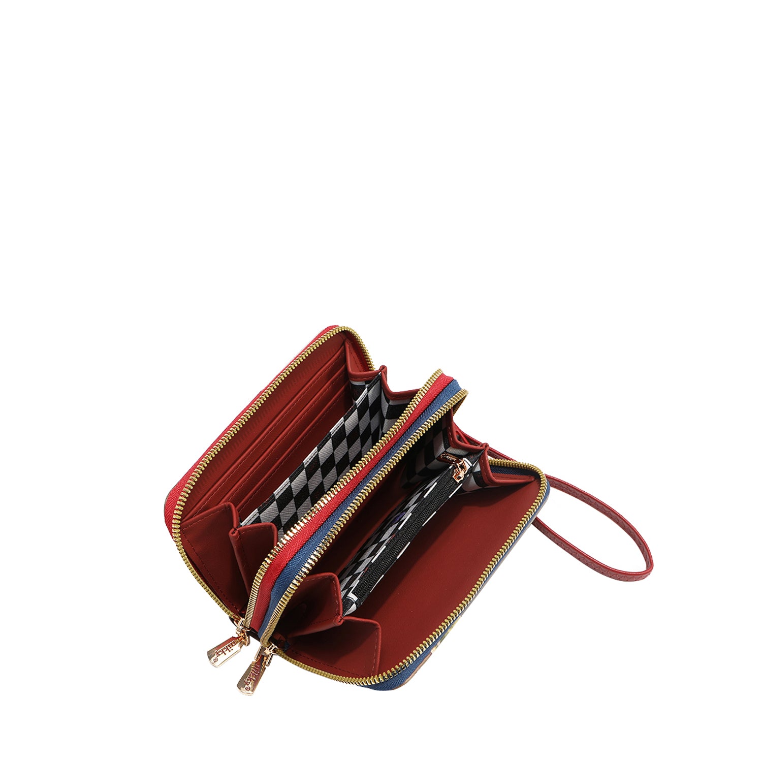 MEDIUM WALLET WITH DOUBLE ZIPPER (<tc>EIFFEL DREAMS</tc>)