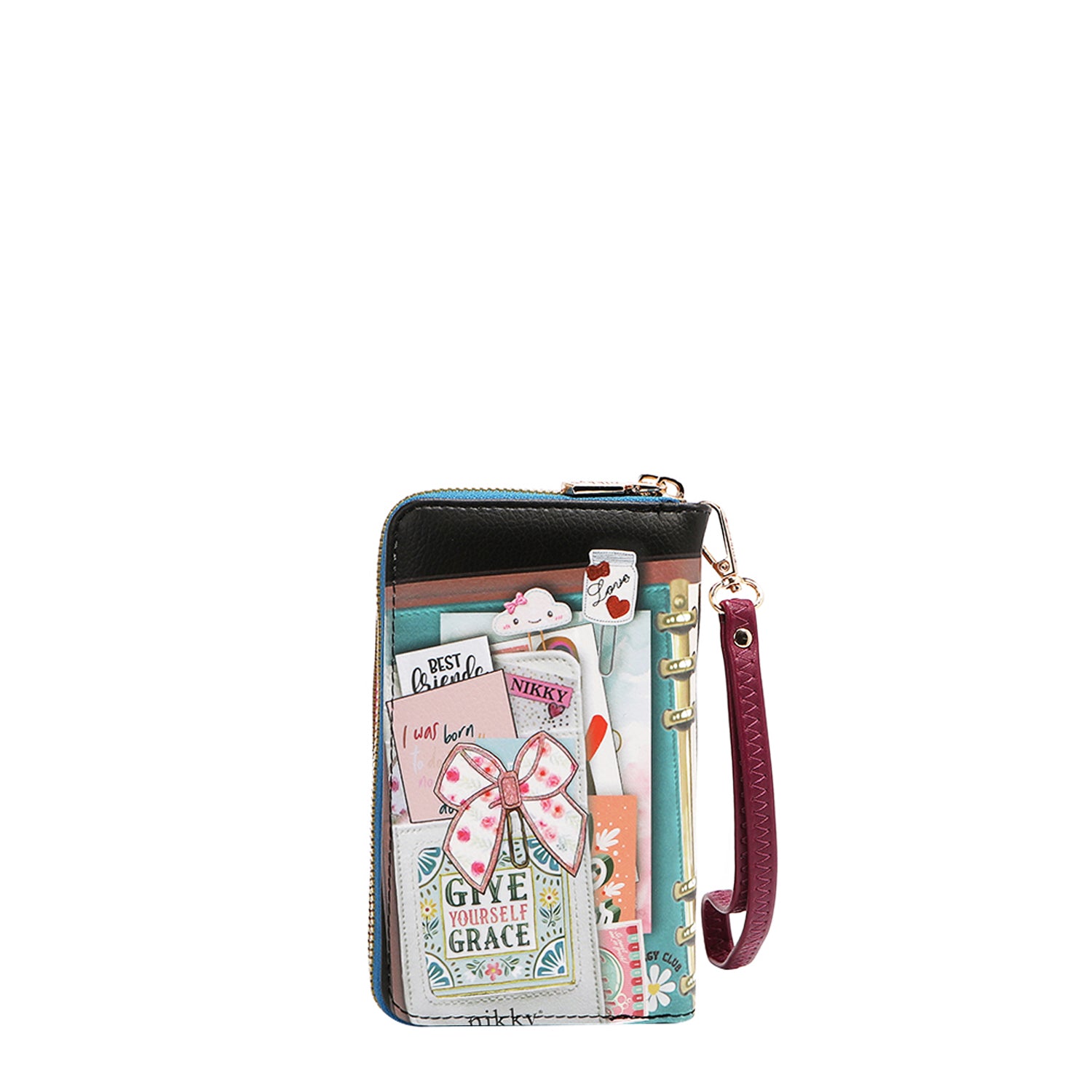 MEDIUM WALLET WITH DOUBLE ZIPPER (<tc>NOSTALGIA</tc>)