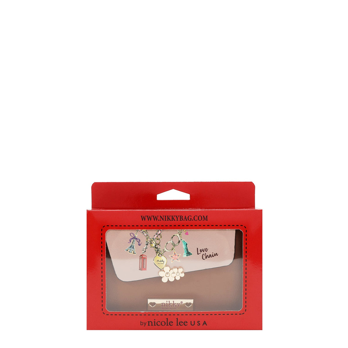 CARTERA PLEGABLE PEQUEÑA NIKKY (LOVE CHAIN)