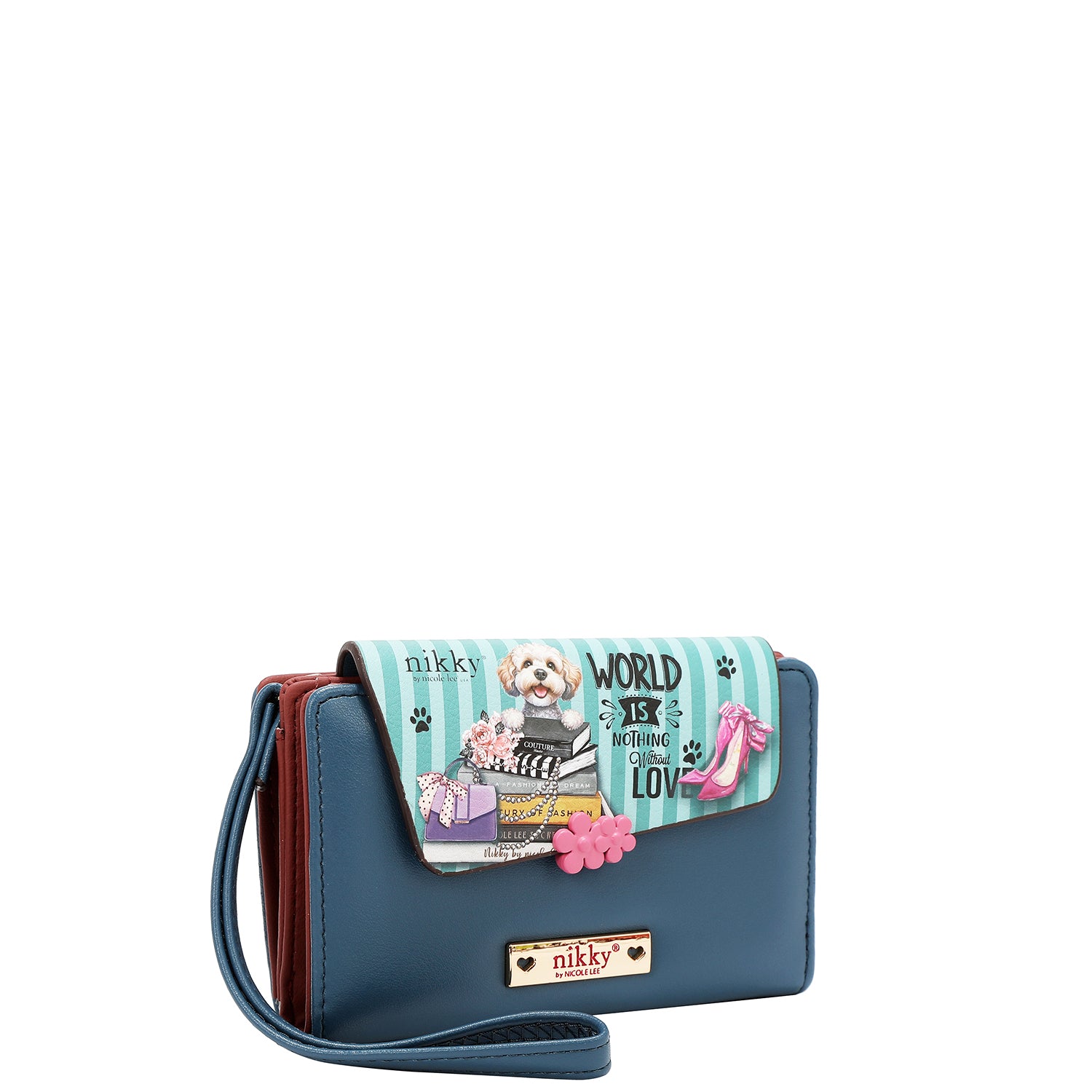 CARTERA PLEGABLE PEQUEÑA NIKKY (MEANT TO LOVE YOU)