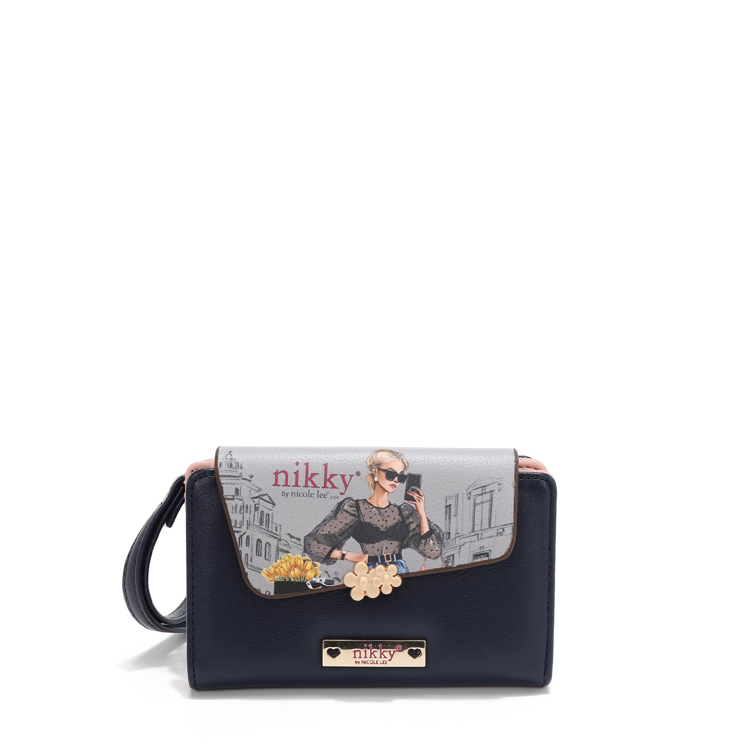 CARTERA PLEGABLE PEQUEÑA NIKKY (URBAN COFFEE DREAM)