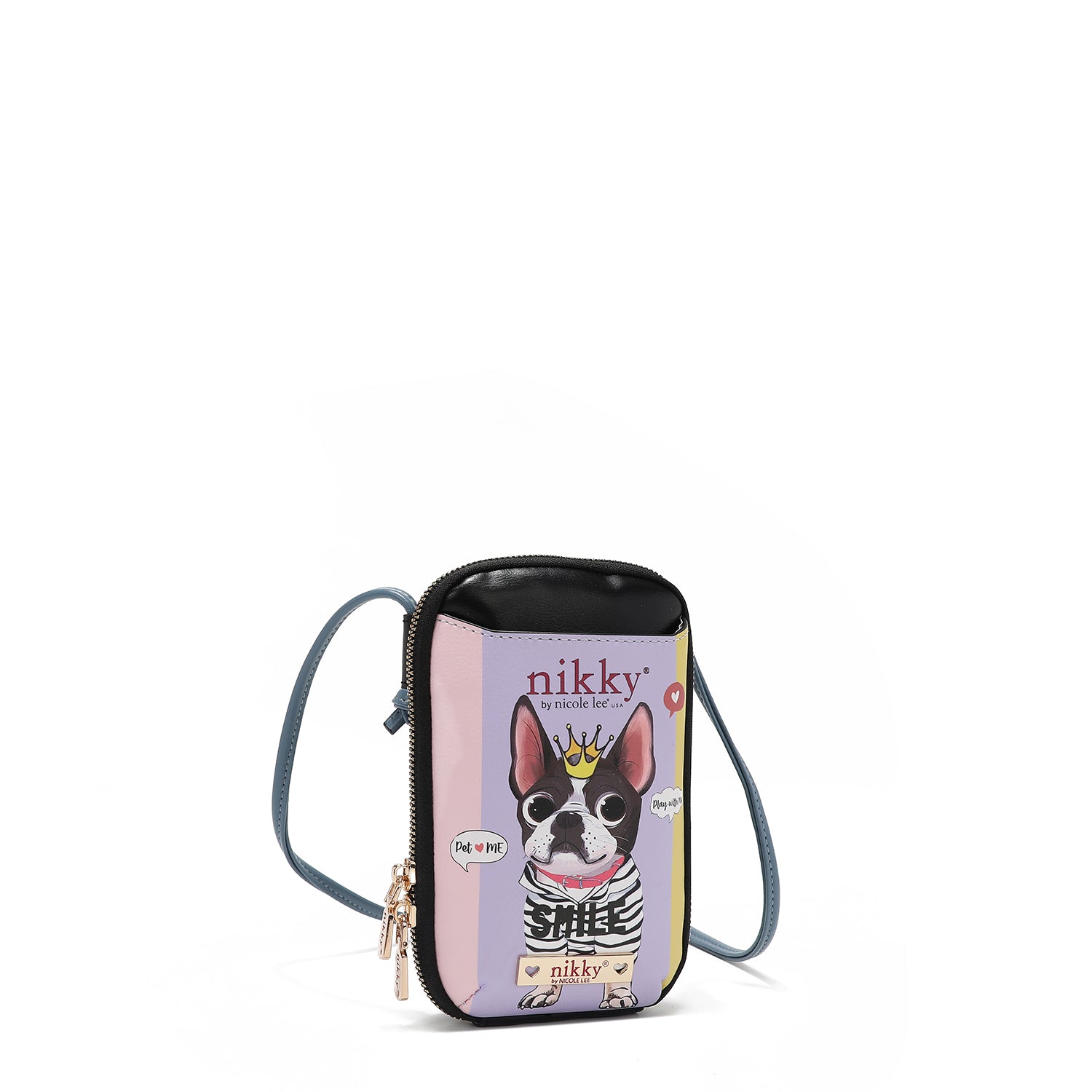 CROSSBODY BAG WITH ZIPPER FOR PHONE/WALLET (<tc>BEST BUDDIES</tc>)