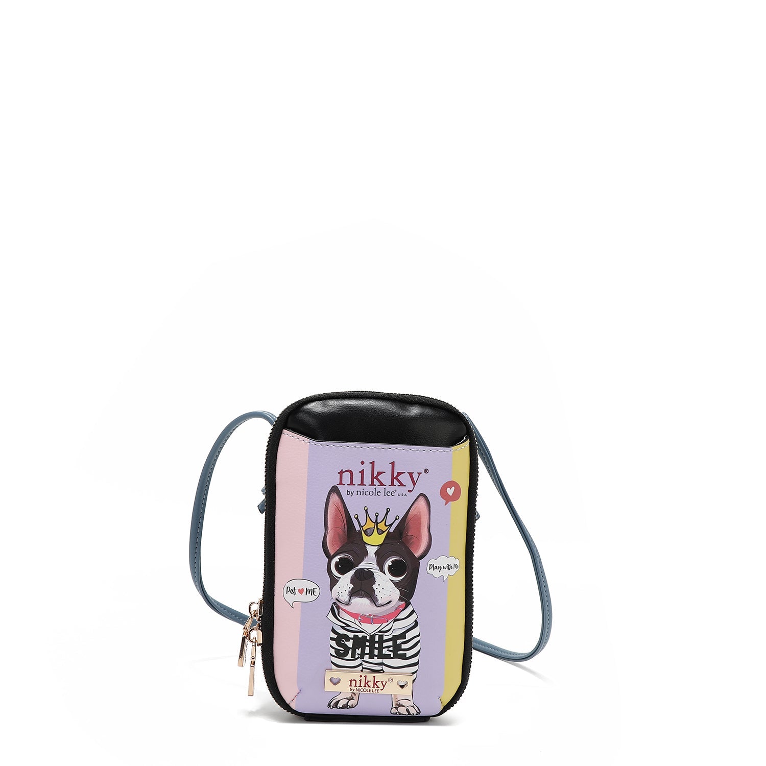 CROSSBODY BAG WITH ZIPPER FOR PHONE/WALLET (<tc>BEST BUDDIES</tc>)