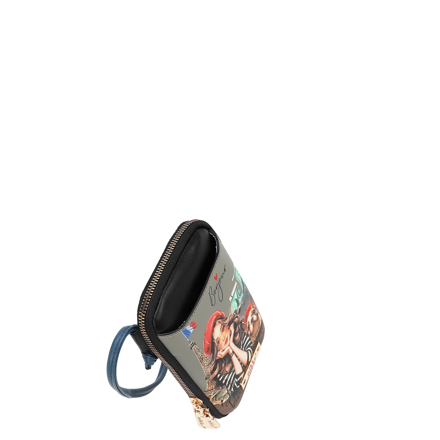 ZIPPERED CROSSBODY BAG FOR PHONE/WALLET (<tc>EIFFEL DREAMS</tc>)